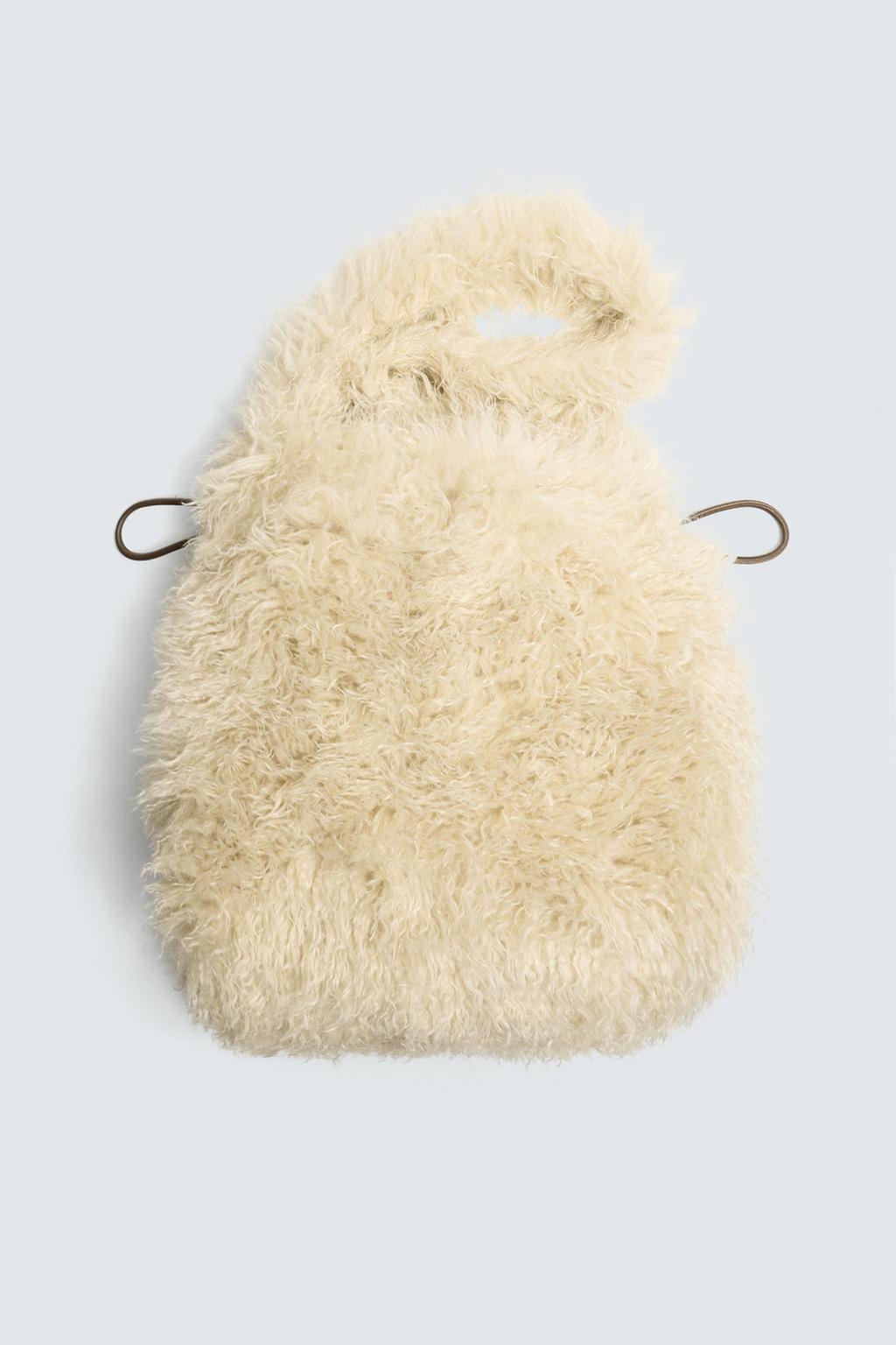 СУМКА ЧЕРЕЗ ПЛЕЧО С ОТДЕЛКОЙ ПОД МЕХ HARRY LAMBERT FOR ZARA x DISNEY