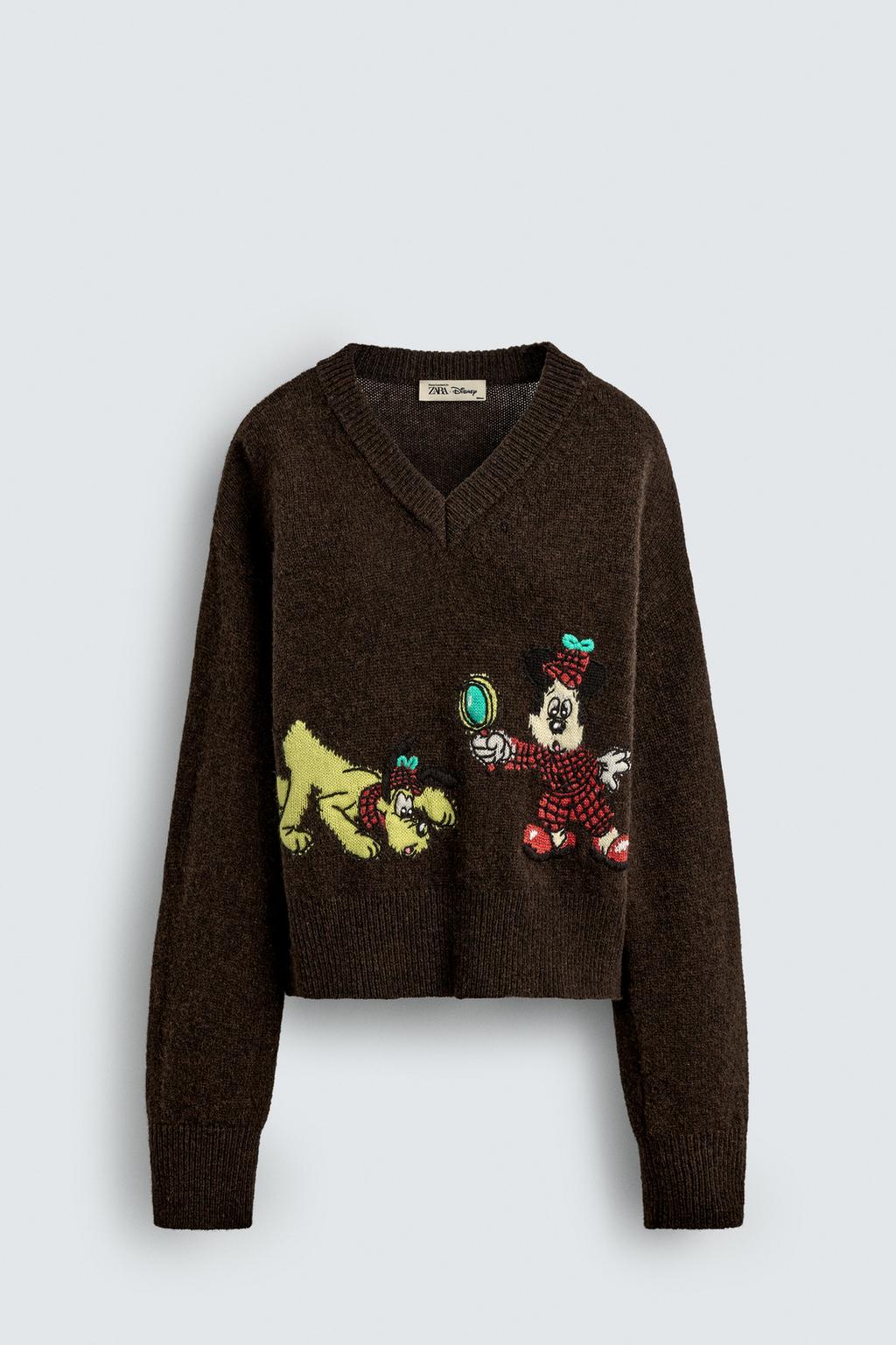 ДЖЕМПЕР PLUTO + MICKEY HARRY LAMBERT FOR ZARA X DISNEY