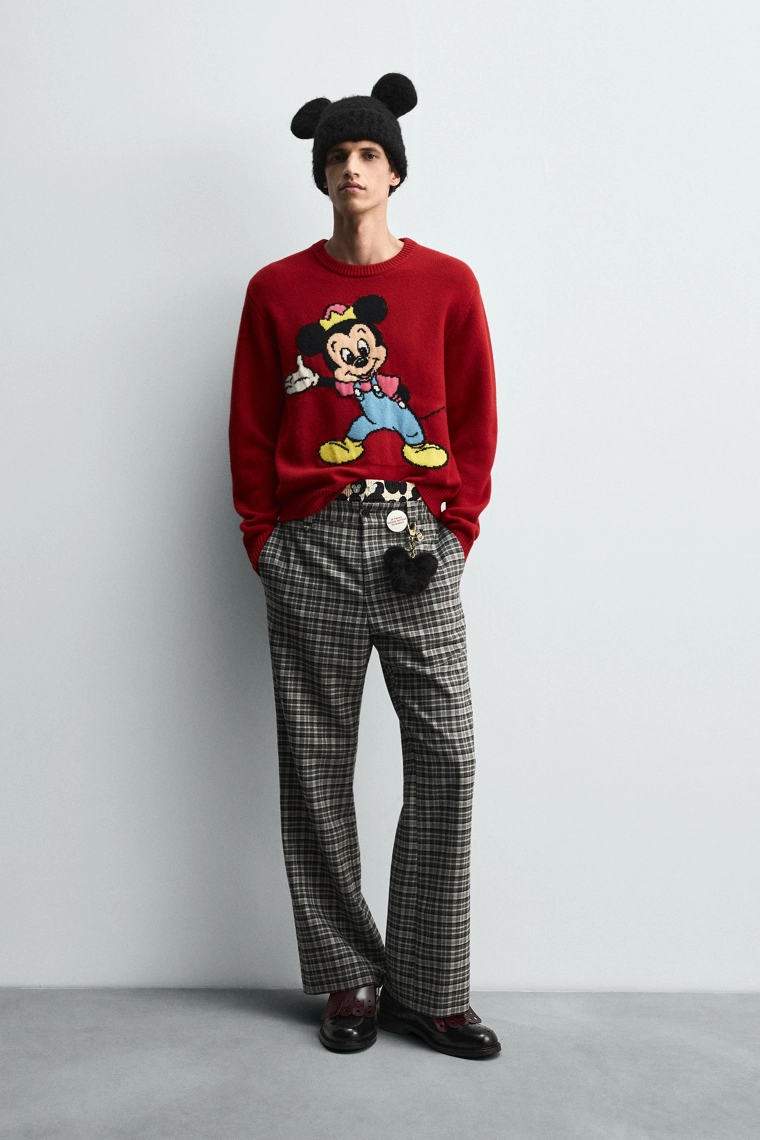 ШЕРСТЯНОЙ ДЖЕМПЕР MONTY HARRY LAMBERT FOR ZARA X DISNEY