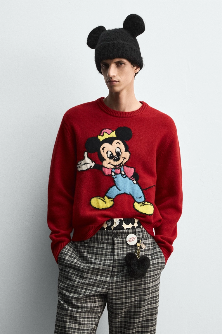 ШЕРСТЯНОЙ ДЖЕМПЕР MONTY HARRY LAMBERT FOR ZARA X DISNEY