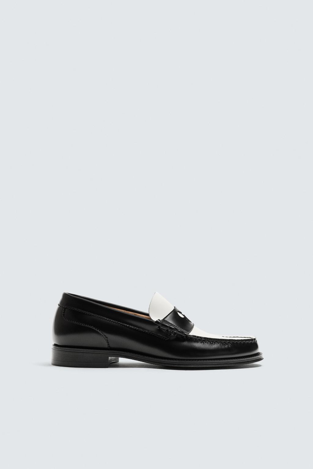 КОЖАНЫЕ ЛОФЕРЫ С ПЛАНКОЙ HARRY LAMBERT FOR ZARA X DISNEY