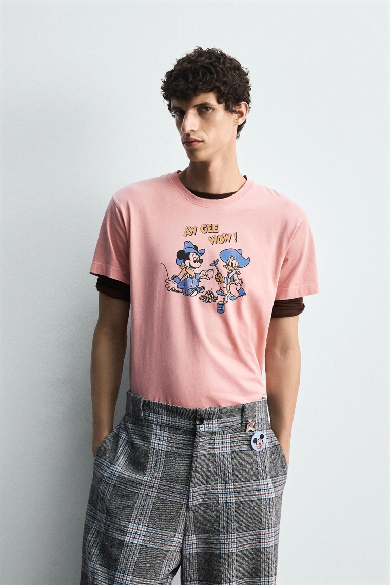 ФУТБОЛКА MICKEY + DONALD HARRY LAMBERT FOR ZARA X DISNEY