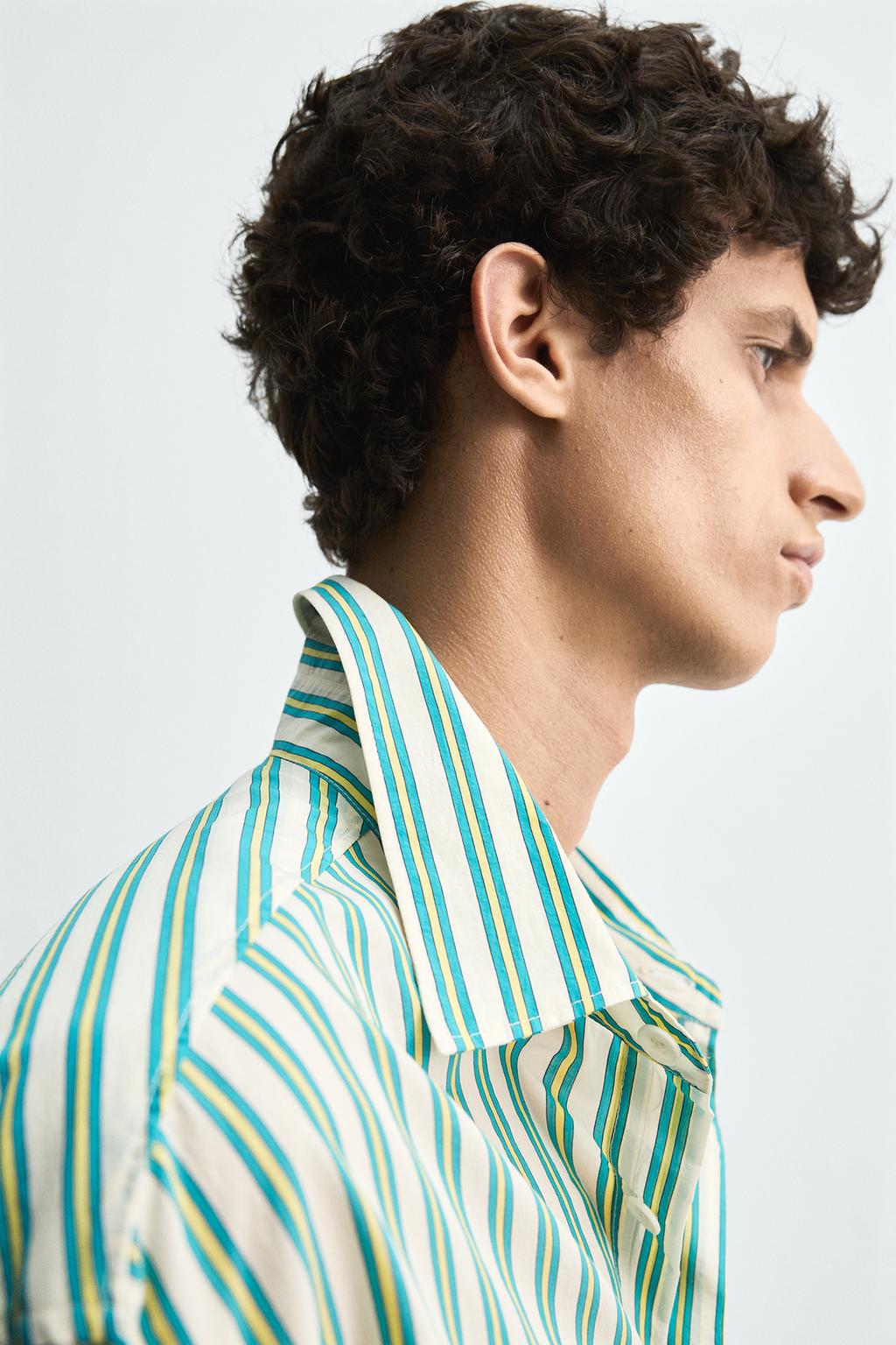 РУБАШКА В ПОЛОСКУ С ПРИНТОМ PLUTO HARRY LAMBERT FOR ZARA X DISNEY