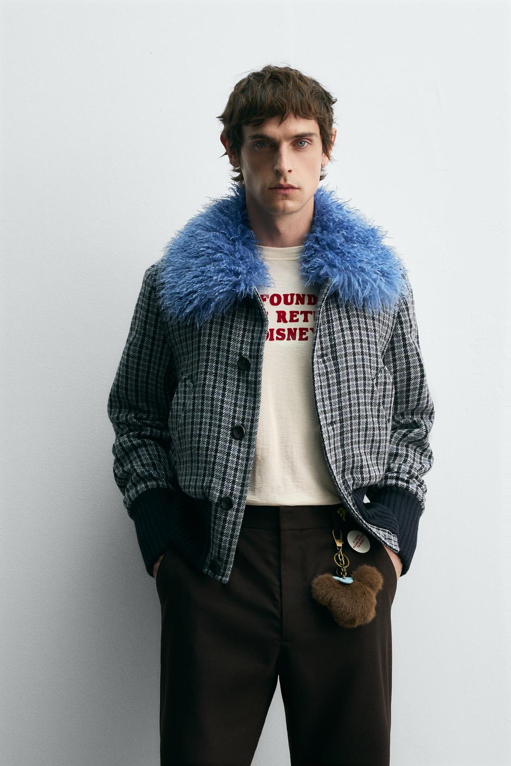 БОМБЕР В КЛЕТКУ С КОМБИНИРОВАННОЙ ОТДЕЛКОЙ HARRY LAMBERT FOR ZARA X DISNEY