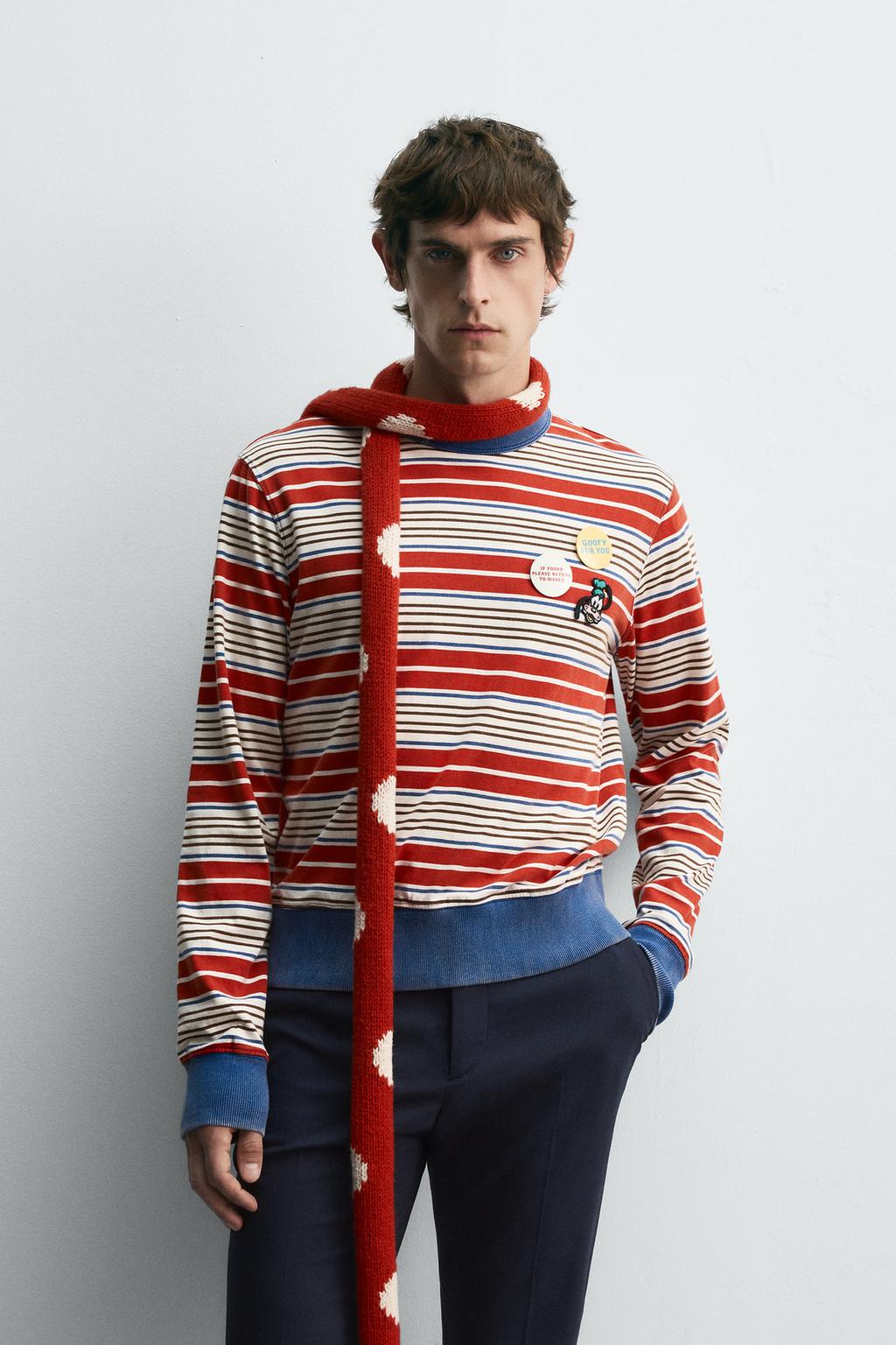 ФУТБОЛКА В ПОЛОСКУ HARRY LAMBERT FOR ZARA X DISNEY