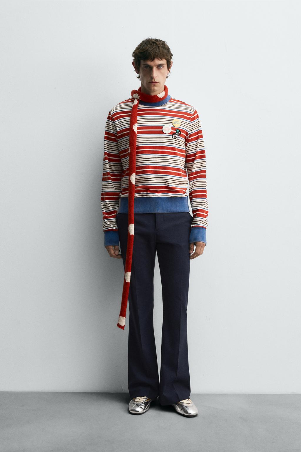 ФУТБОЛКА В ПОЛОСКУ HARRY LAMBERT FOR ZARA X DISNEY