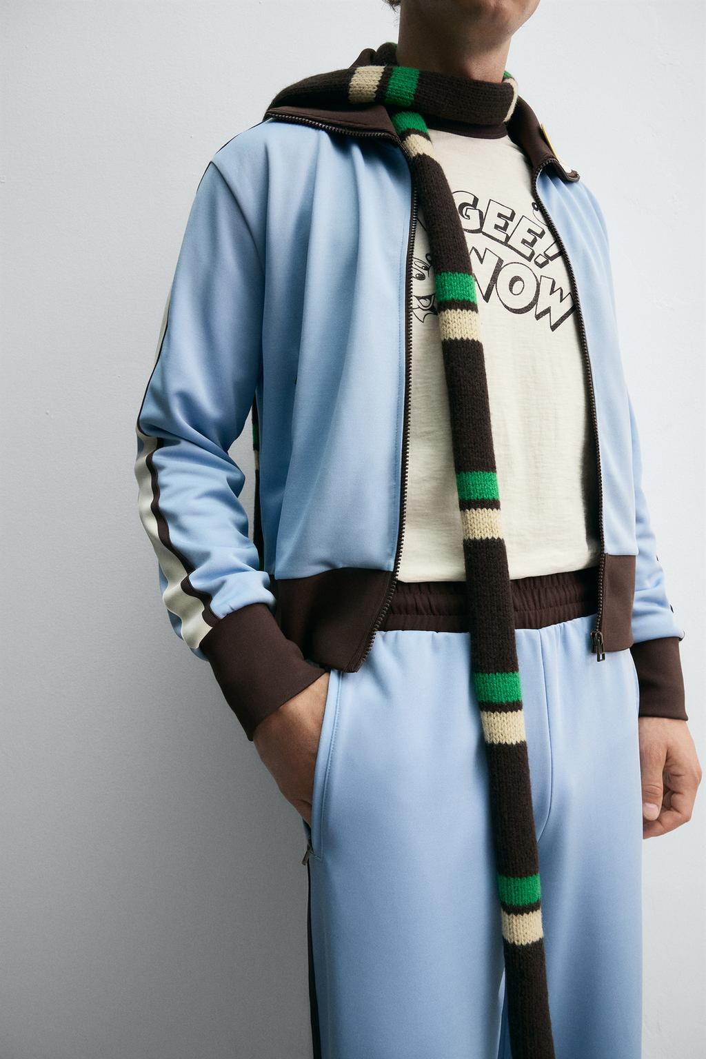 КОНТРАСТНЫЕ БРЮКИ-ДЖОГГЕРЫ HARRY LAMBERT FOR ZARA X DISNEY