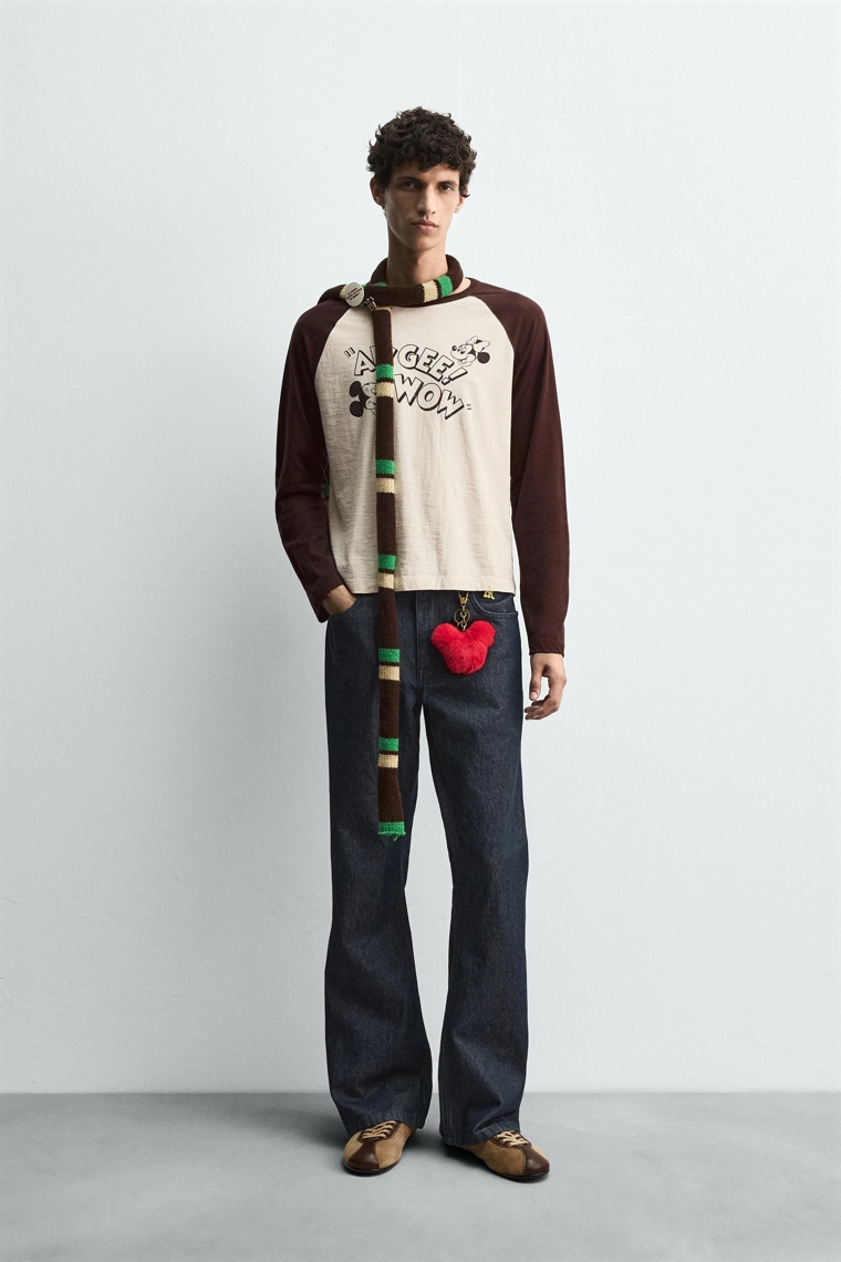 ФУТБОЛКА С ГРАФИКОЙ HARRY LAMBERT FOR ZARA X DISNEY