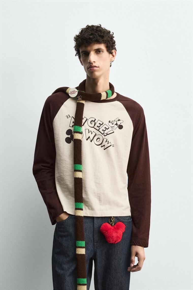 ФУТБОЛКА С ГРАФИКОЙ HARRY LAMBERT FOR ZARA X DISNEY