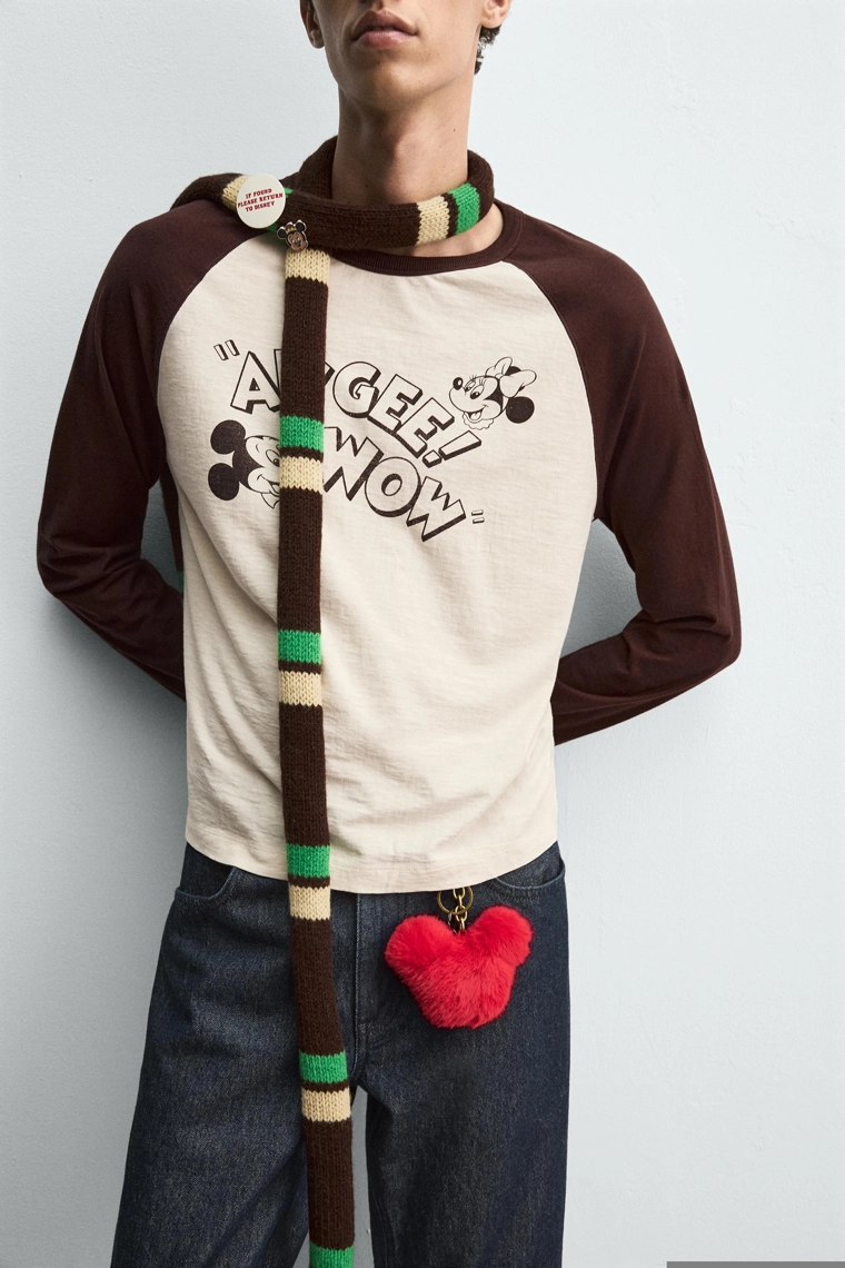ФУТБОЛКА С ГРАФИКОЙ HARRY LAMBERT FOR ZARA X DISNEY