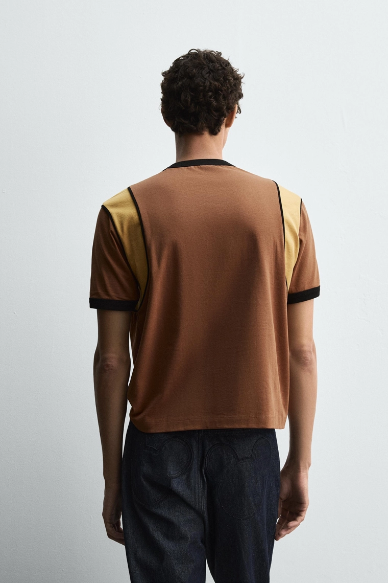 ФУТБОЛКА С КОНТРАСТНОЙ НАДПИСЬЮ HARRY LAMBERT FOR ZARA X DISNEY