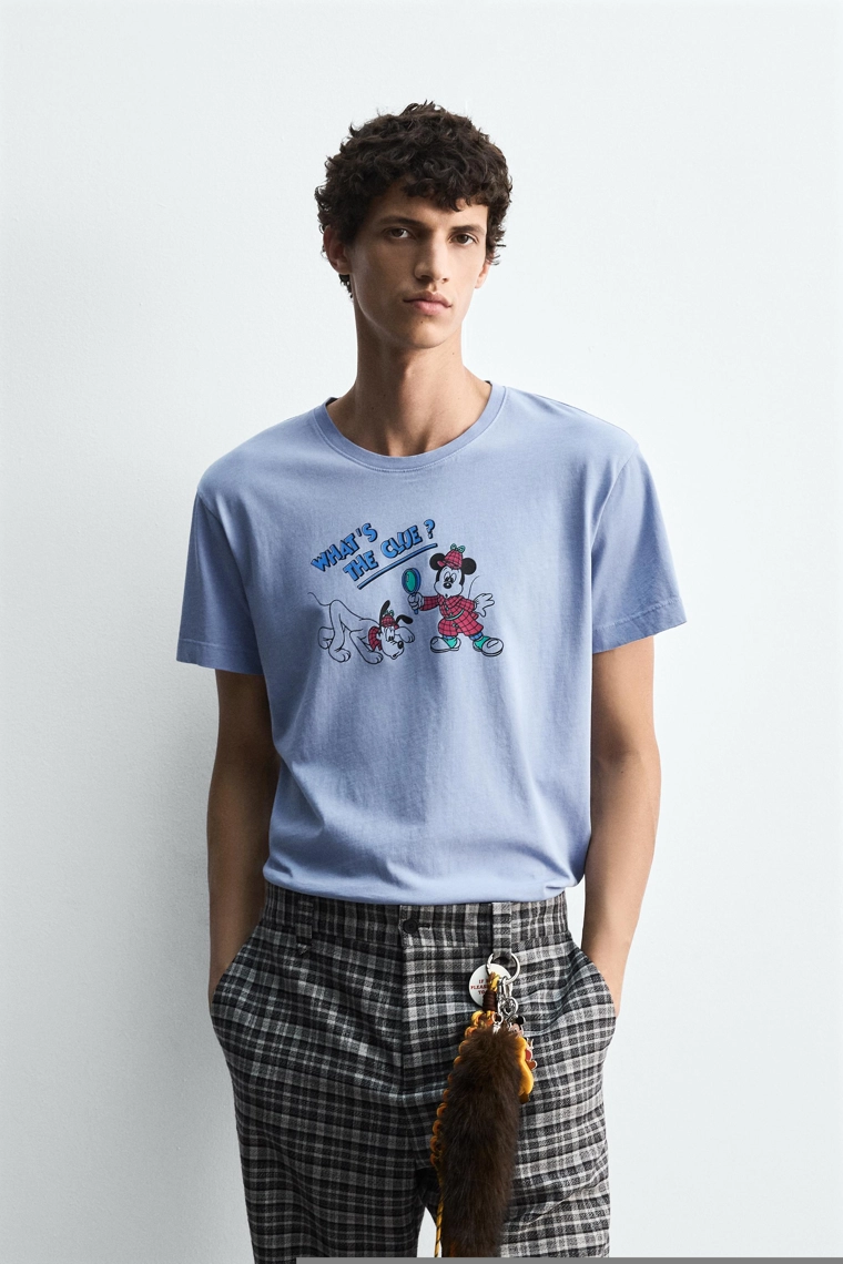 ФУТБОЛКА MICKEY + PLUTO HARRY LAMBERT FOR ZARA X DISNEY