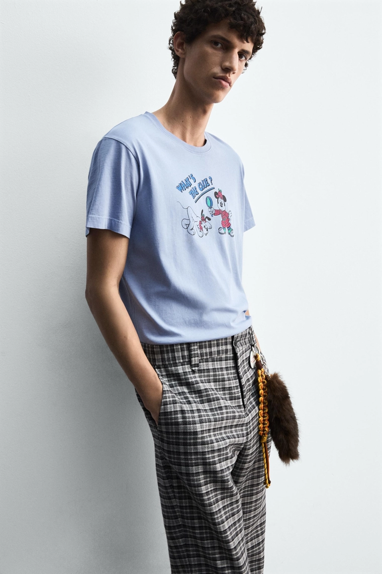 ФУТБОЛКА MICKEY + PLUTO HARRY LAMBERT FOR ZARA X DISNEY