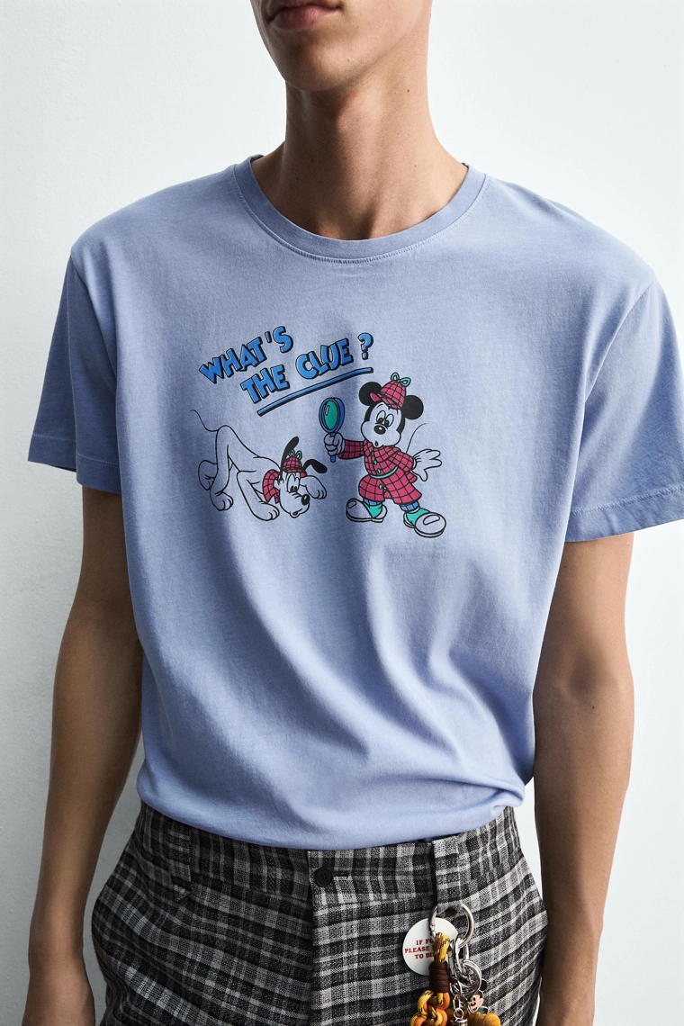 ФУТБОЛКА MICKEY + PLUTO HARRY LAMBERT FOR ZARA X DISNEY