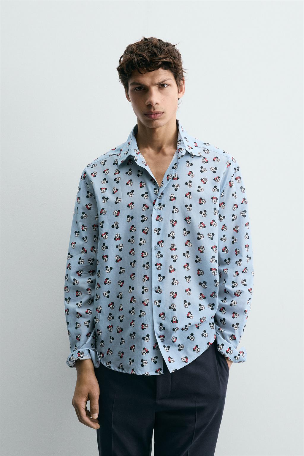 РУБАШКА MINNIE + MICKEY MOUSE HARRY LAMBERT ДЛЯ ZARA X DISNEY