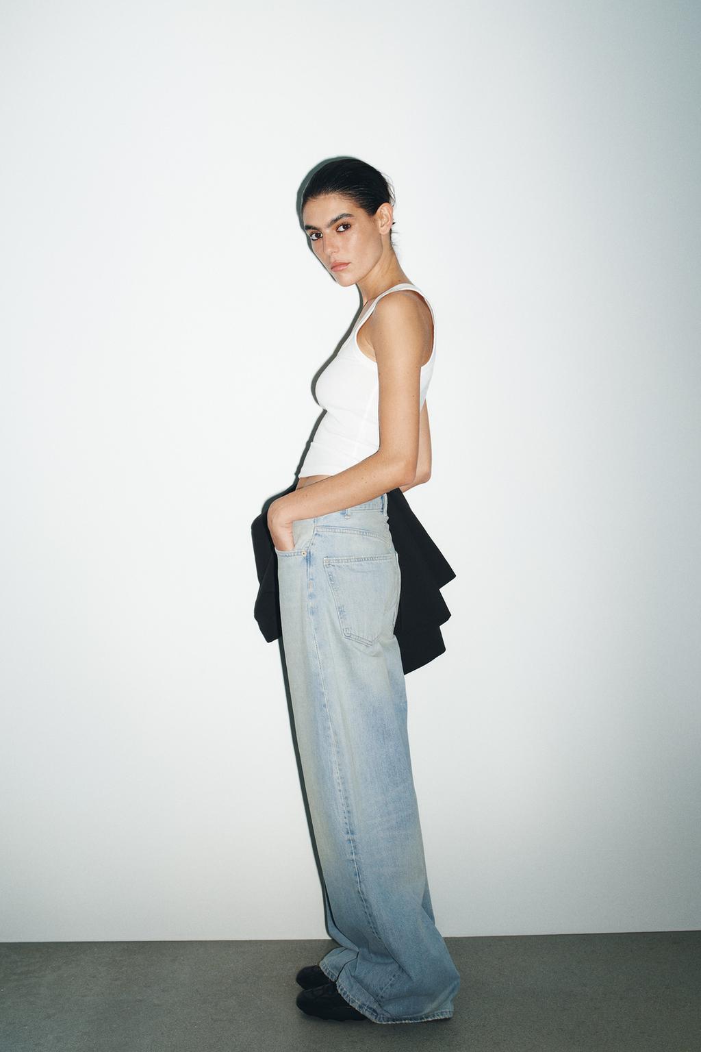 ДЖИНСЫ TRF EXTRA WIDE LEG С ВЫСОКОЙ ПОСАДКОЙ