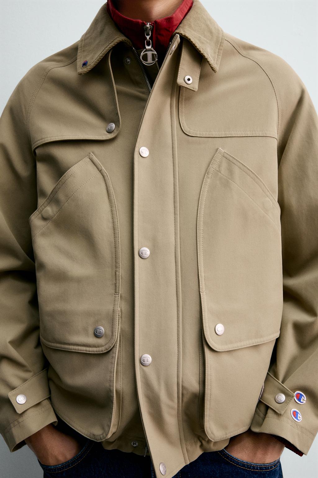 КОРОТКИЙ ТРЕНЧ CHAMPION ® X ZARA С КАРМАНАМИ