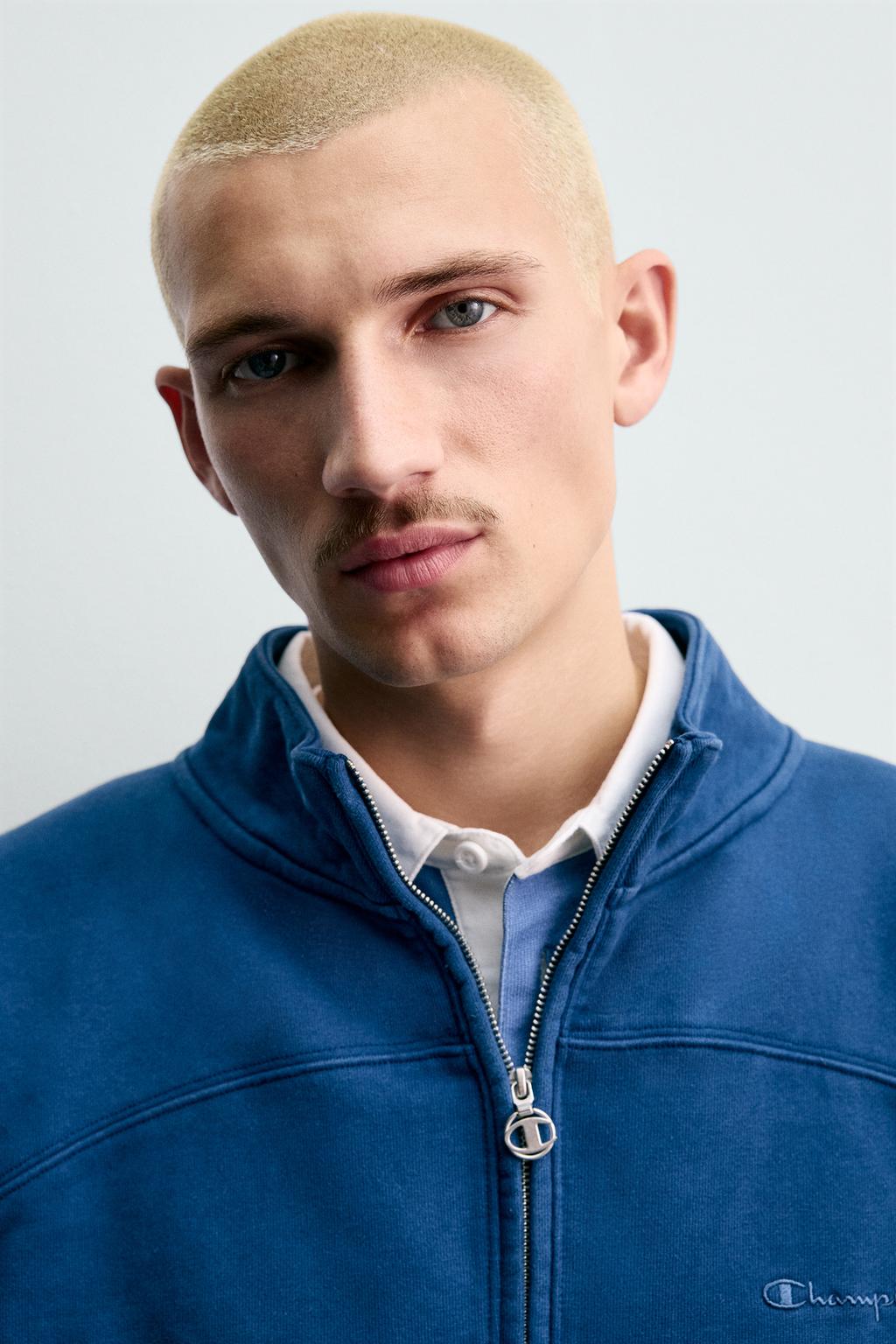 ТОЛСТОВКА CHAMPION ® X ZARA С ВОРОТНИКОМ НА МОЛНИИ