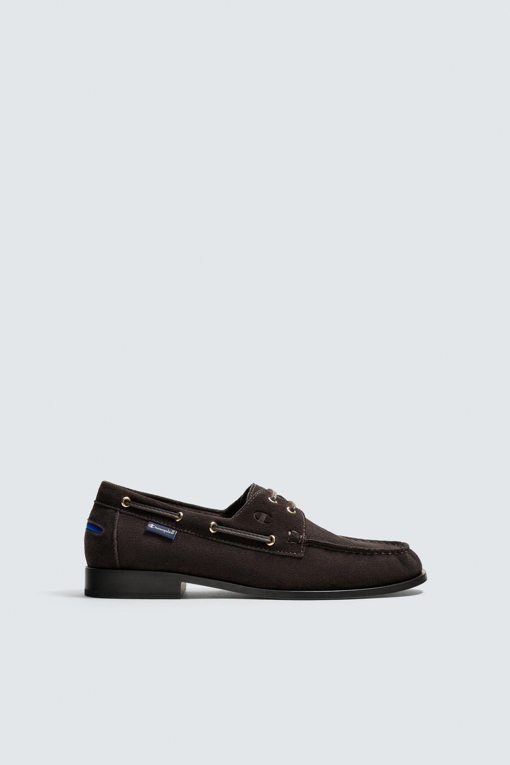 КОЖАНЫЕ ТОПСАЙДЕРЫ CHAMPION ® X ZARA