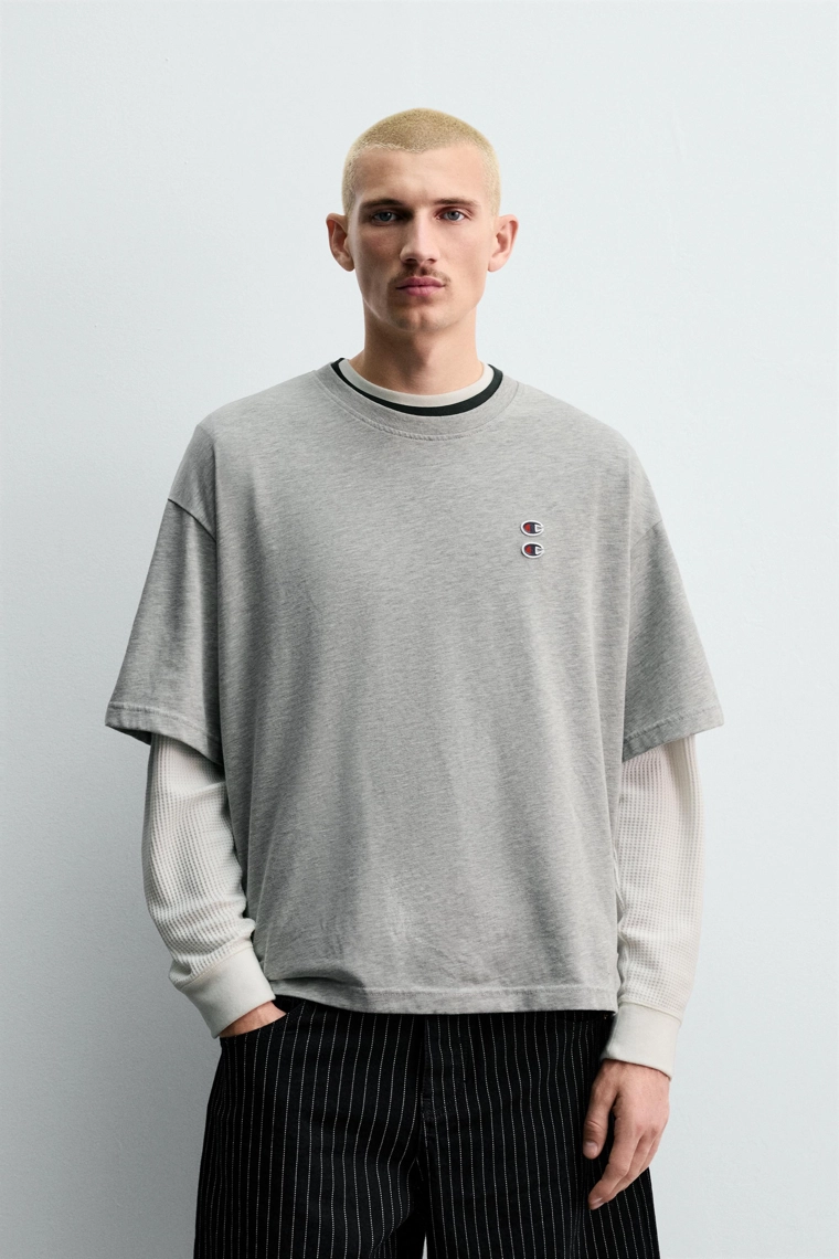 ФУТБОЛКА С ЛОГОТИПОМ CHAMPION ® X ZARA