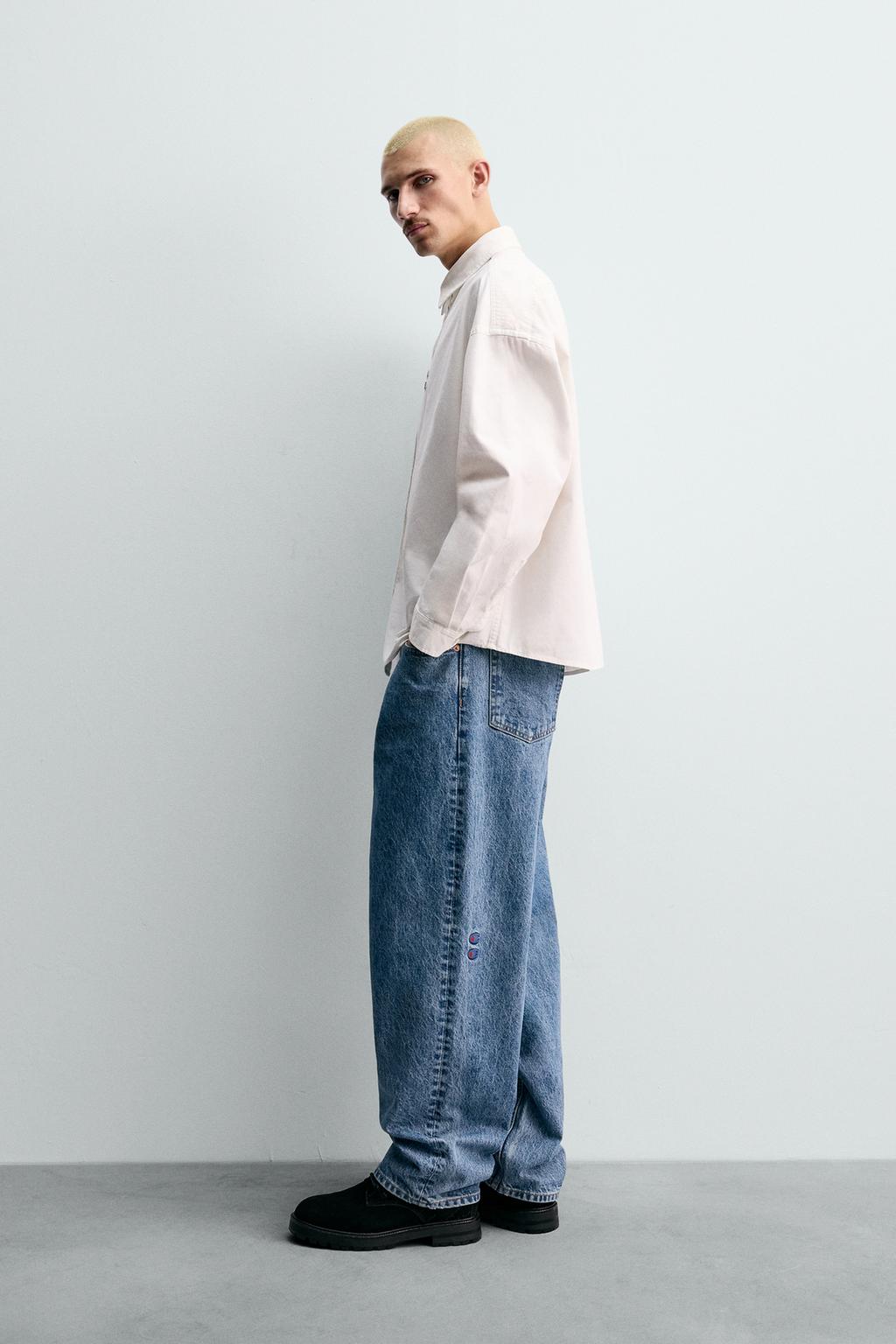 ДЖИНСЫ СВОБОДНОГО КРОЯ CHAMPION ® X ZARA