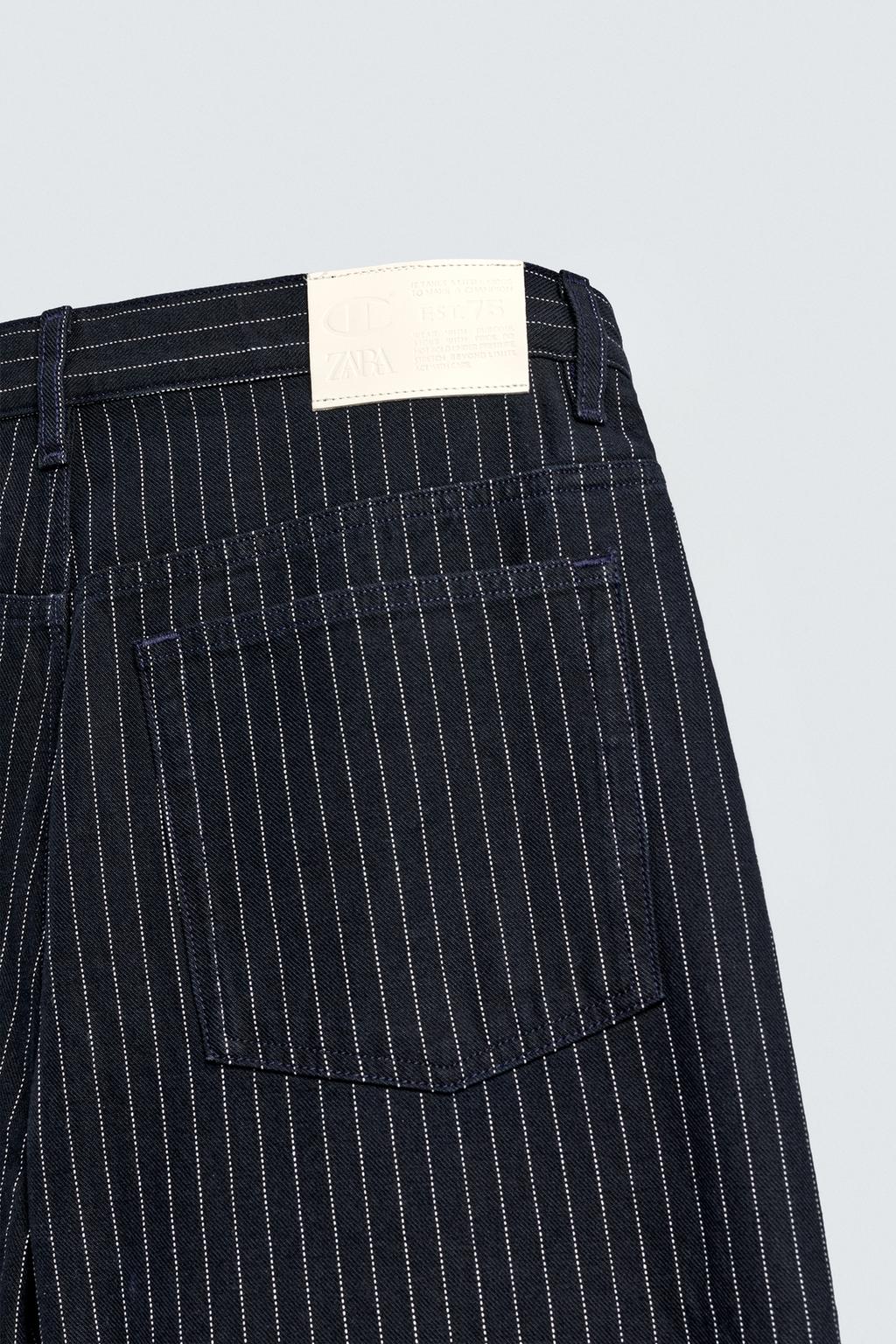 ДЖИНСЫ BAGGY FIT В ПОЛОСКУ CHAMPION ® X ZARA