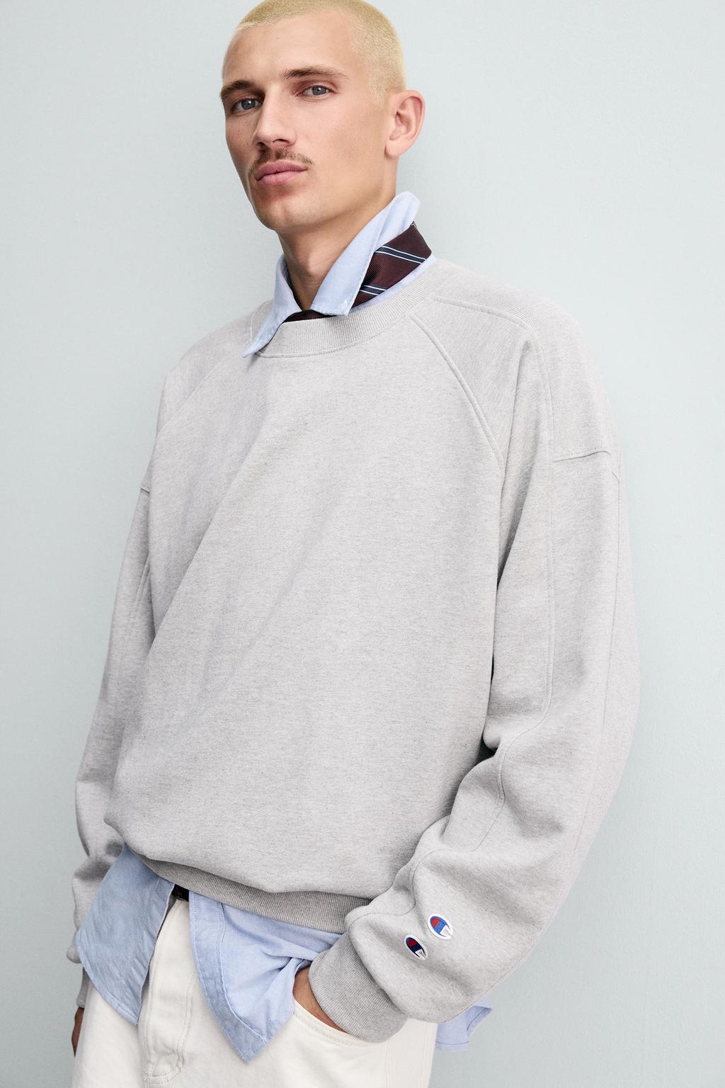 ТОЛСТОВКА CREWNECK С НАШИВКАМИ CHAMPION ® X ZARA