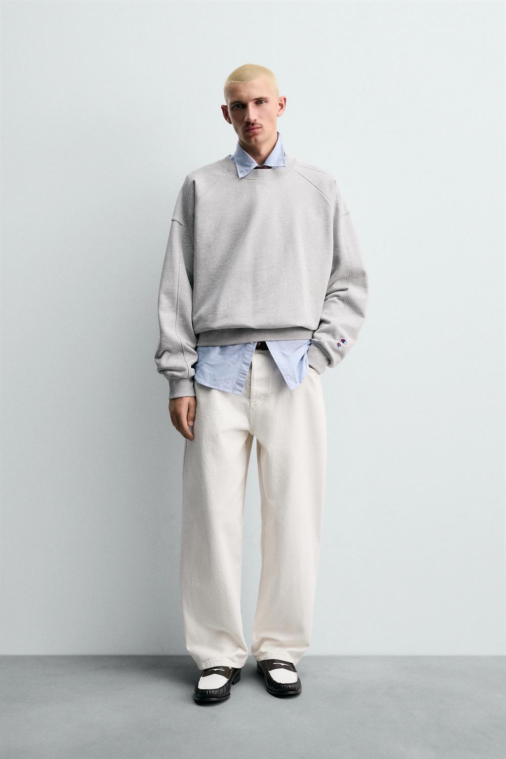 ТОЛСТОВКА CREWNECK С НАШИВКАМИ CHAMPION ® X ZARA