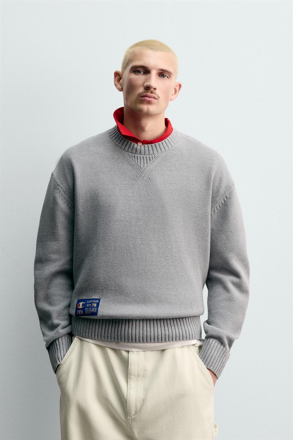 ДЖЕМПЕР В ПОЛОСКУ С ЛОГОТИПАМИ CHAMPION ® X ZARA