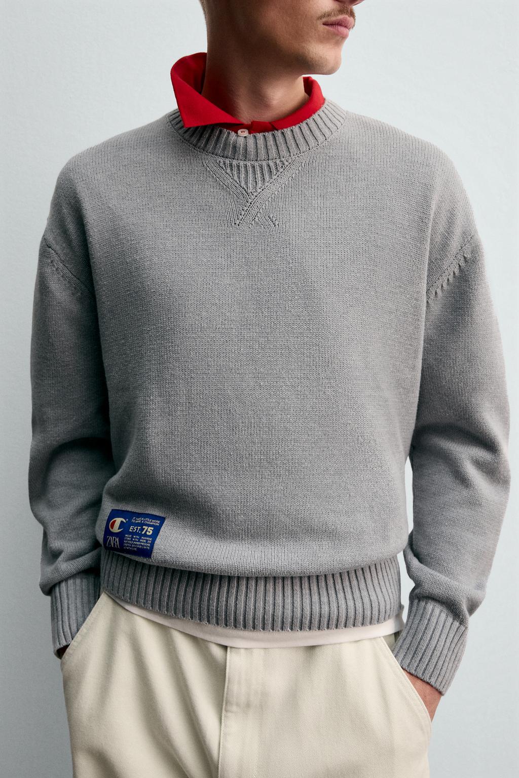 ДЖЕМПЕР В ПОЛОСКУ С ЛОГОТИПАМИ CHAMPION ® X ZARA