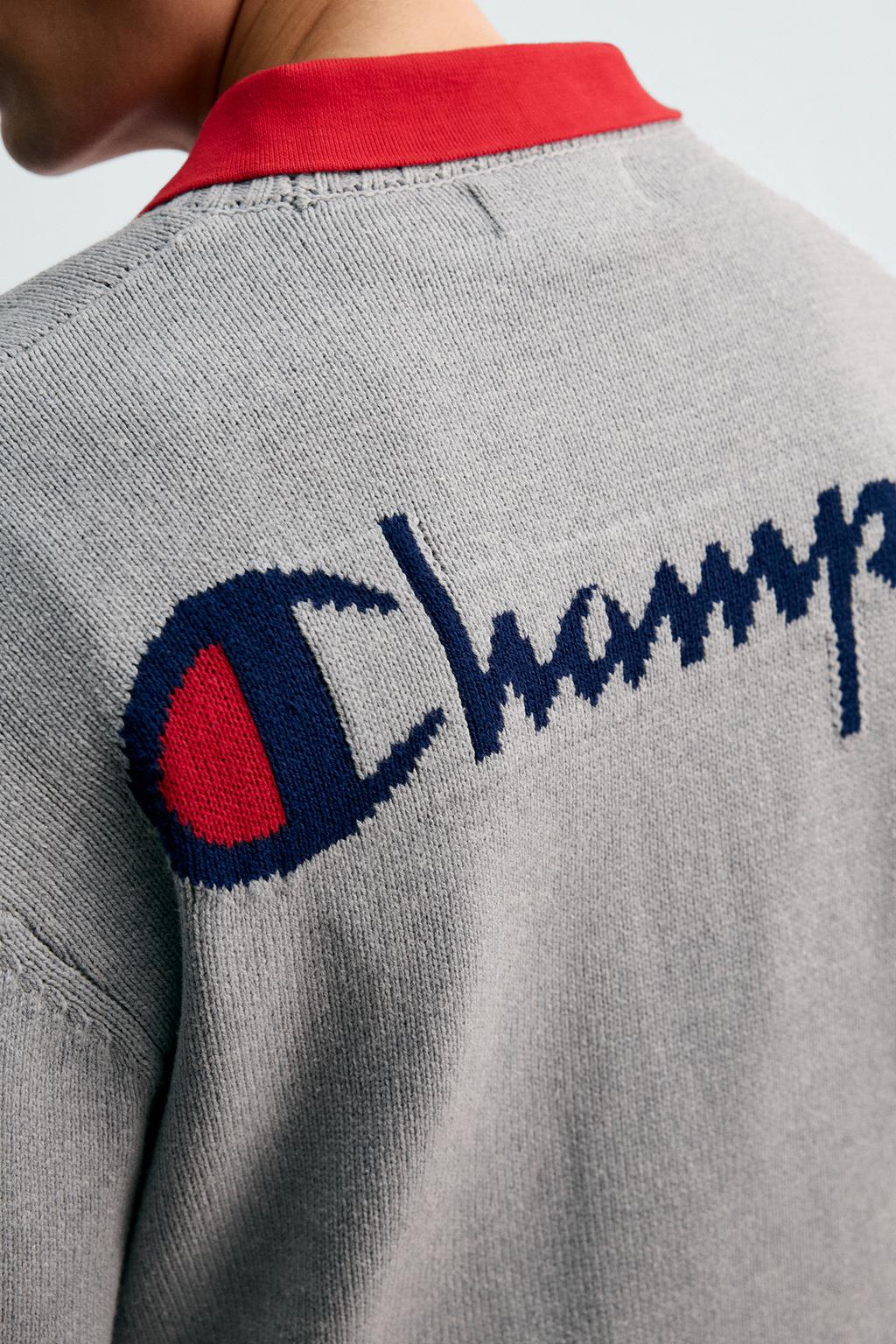 ДЖЕМПЕР В ПОЛОСКУ С ЛОГОТИПАМИ CHAMPION ® X ZARA