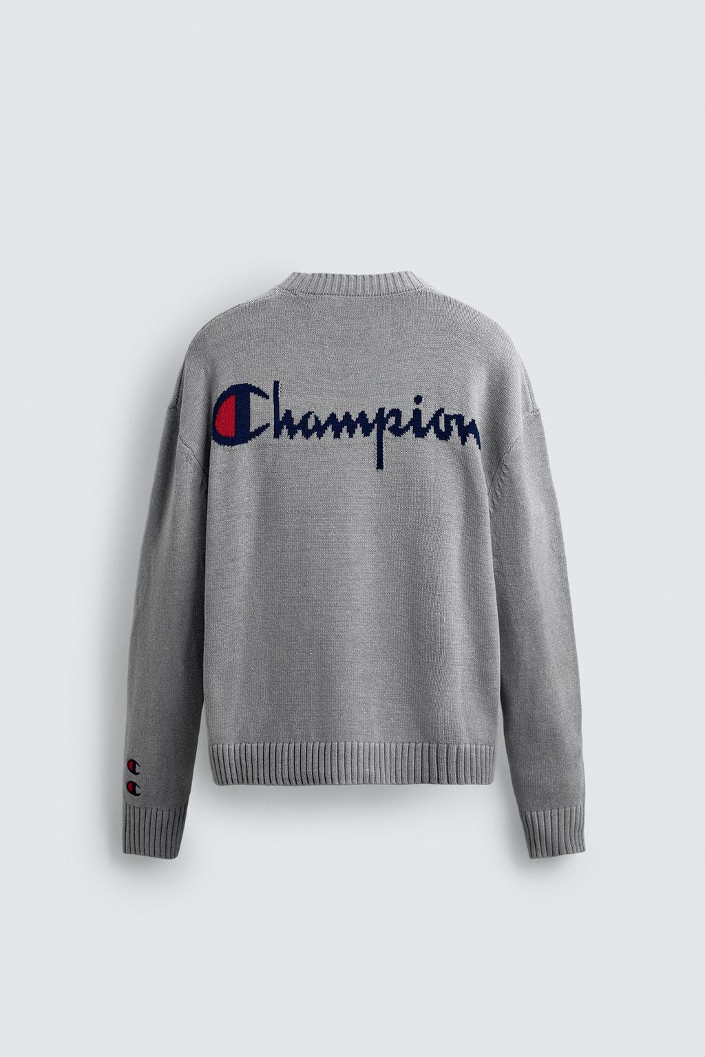 ДЖЕМПЕР В ПОЛОСКУ С ЛОГОТИПАМИ CHAMPION ® X ZARA