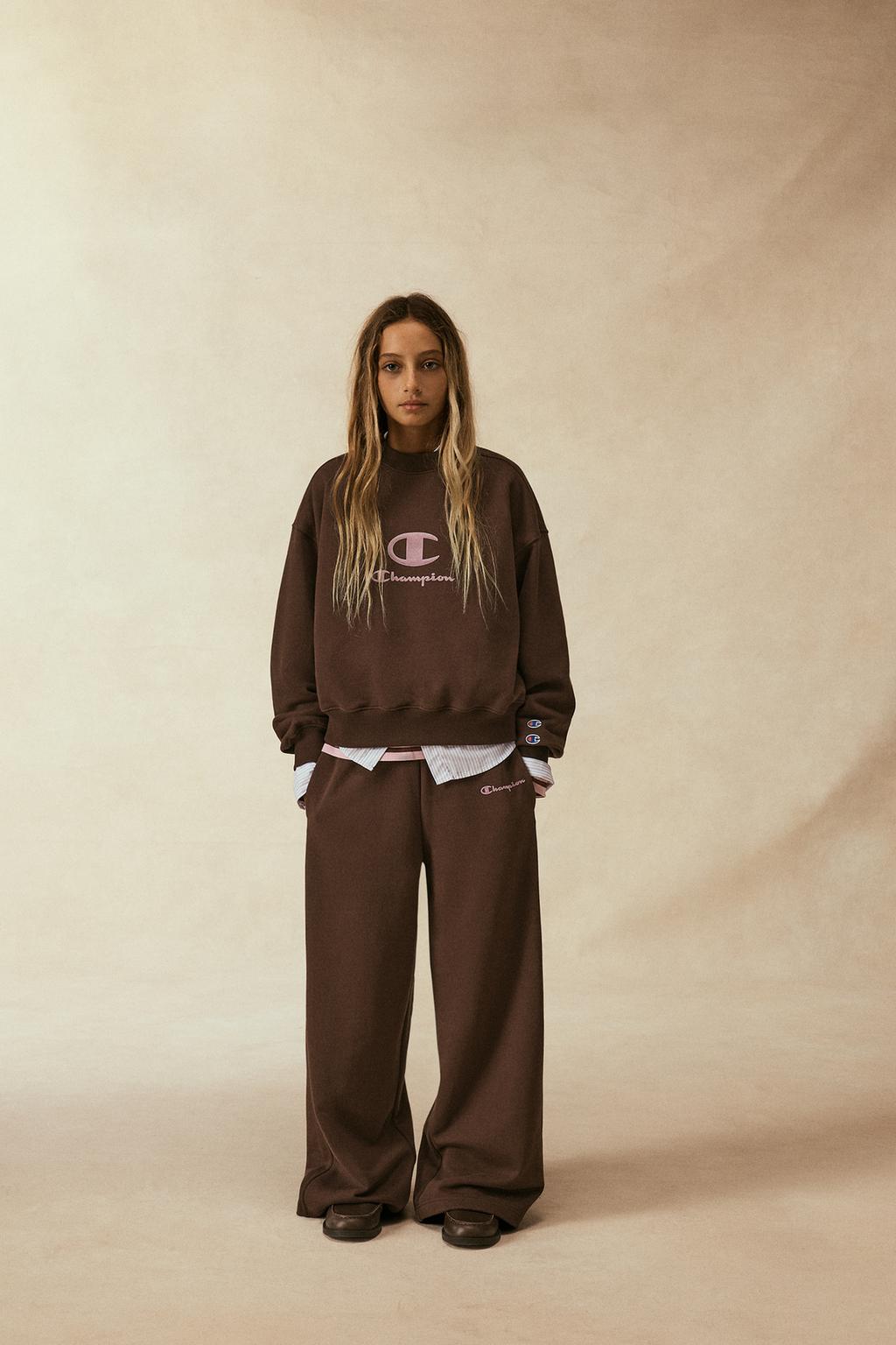 СПОРТИВНЫЕ БРЮКИ ПРЯМОГО КРОЯ CHAMPION ® X ZARA