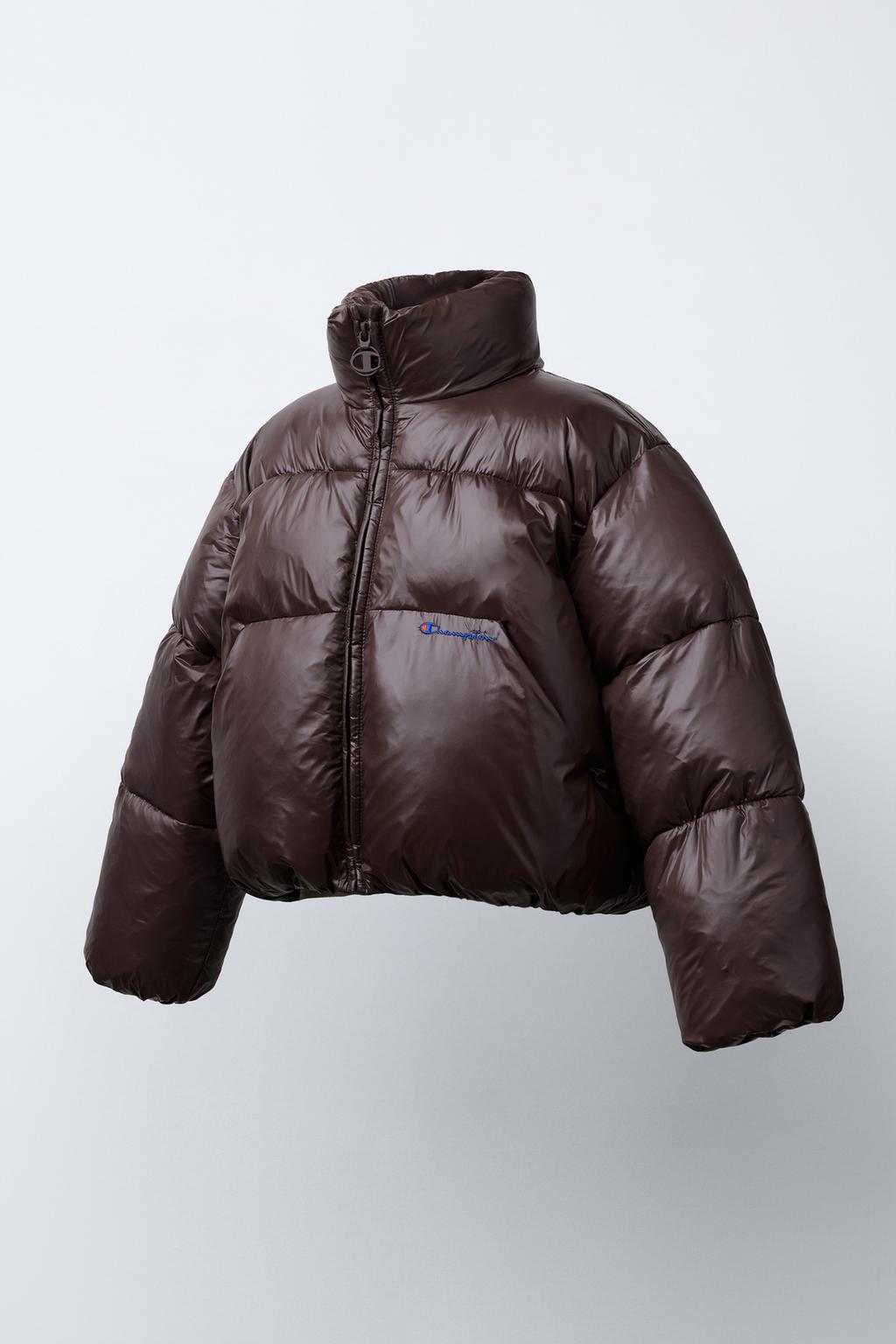 СТЕГАНАЯ КУРТКА С ВЫШИВКОЙ CHAMPION ® X ZARA