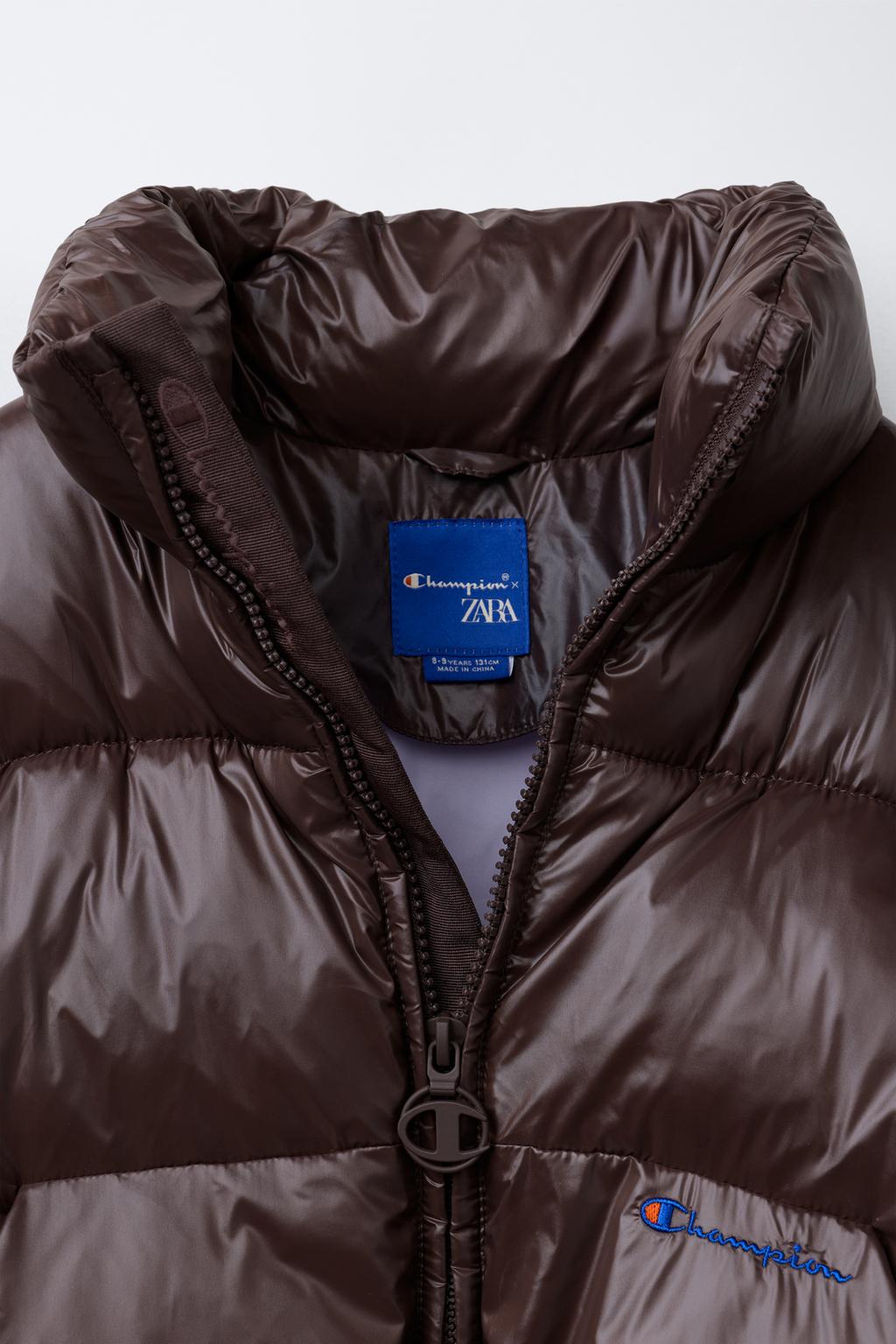 СТЕГАНАЯ КУРТКА С ВЫШИВКОЙ CHAMPION ® X ZARA