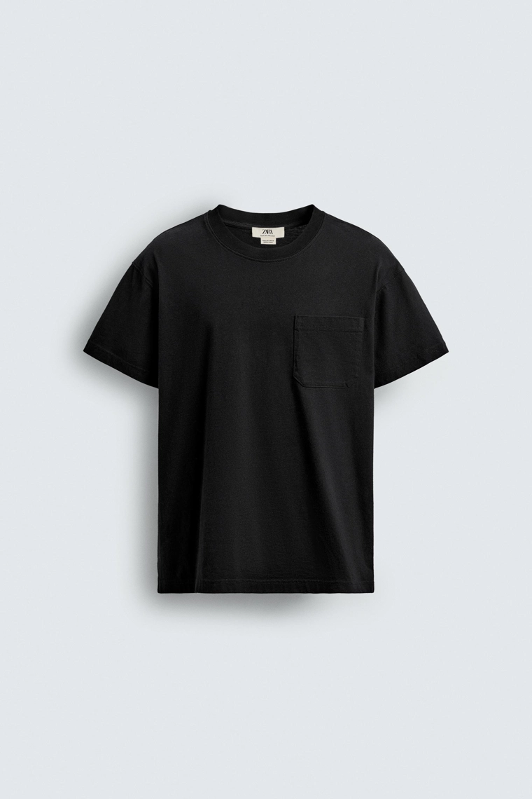 ФУТБОЛКА RELAXED FIT С КАРМАНОМ