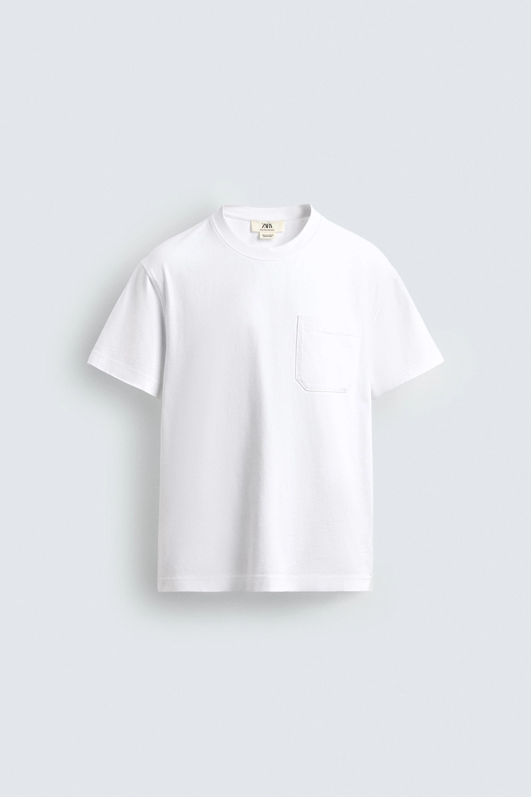 ФУТБОЛКА RELAXED FIT С КАРМАНОМ
