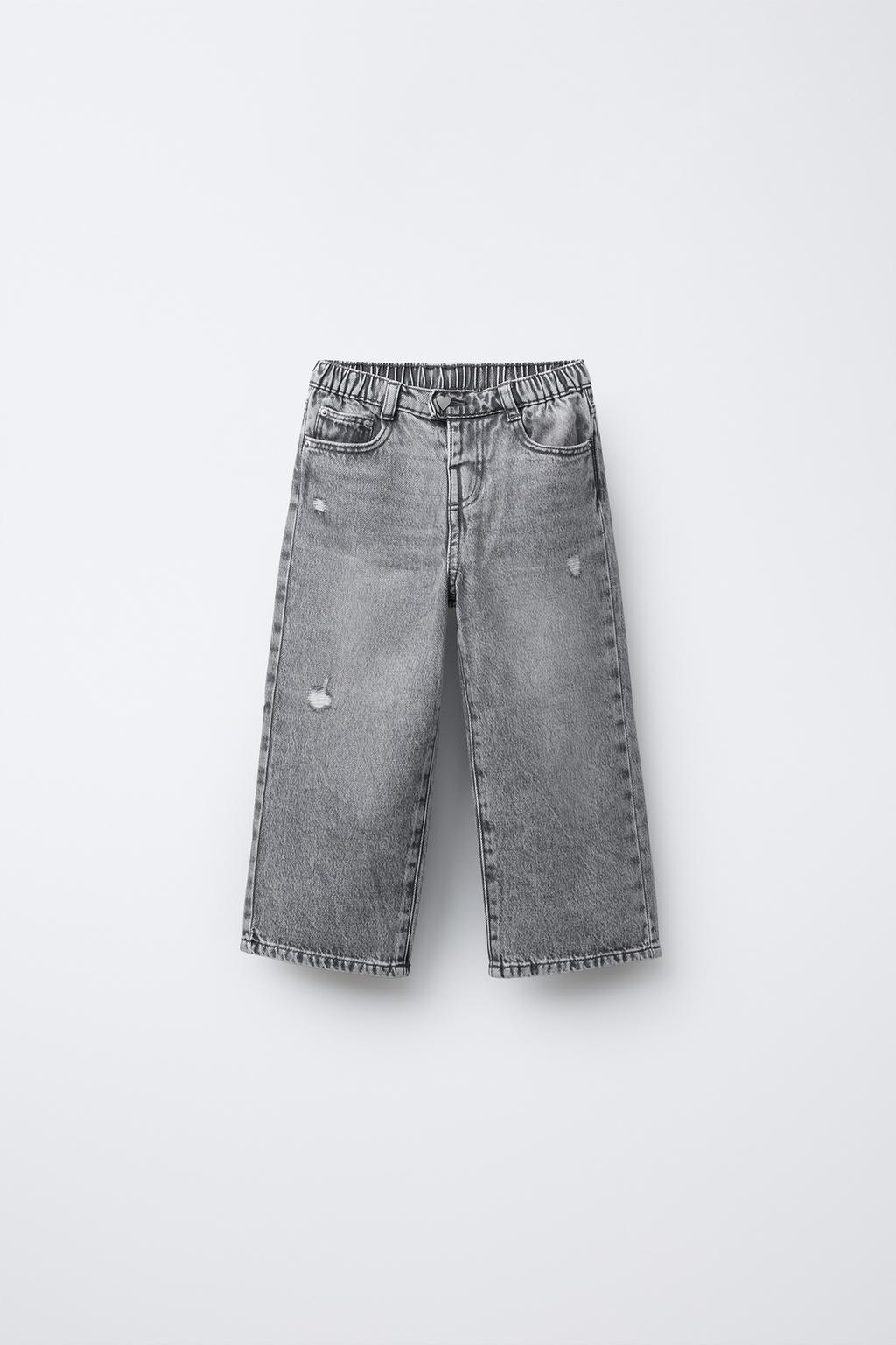 ДЖИНСЫ WIDE LEG С СЕРДЦЕМ
