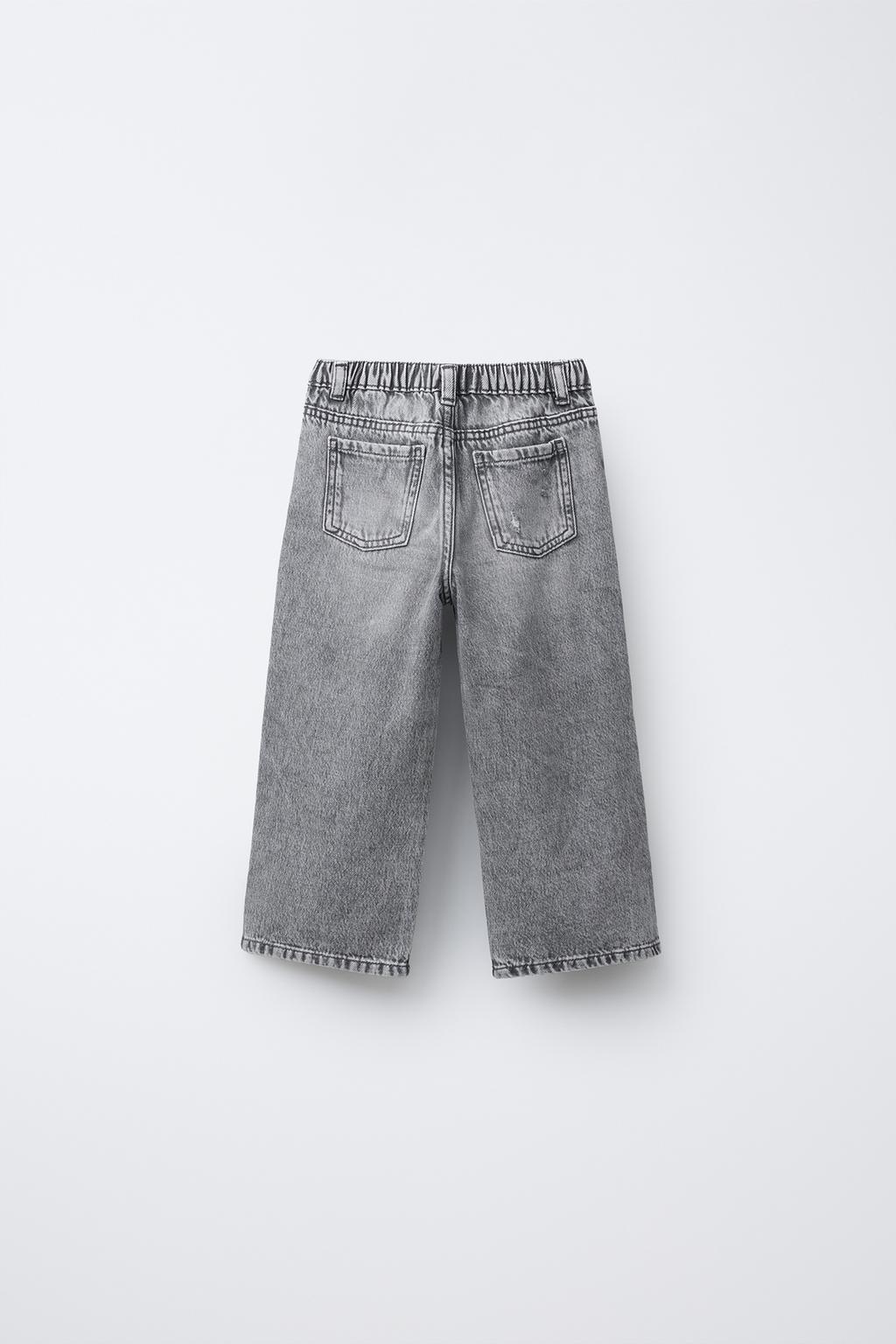 ДЖИНСЫ WIDE LEG С СЕРДЦЕМ