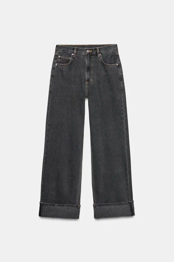 ДЖИНСЫ BAGGY СО СРЕДНЕЙ ПОСАДКОЙ — ZW COLLECTION