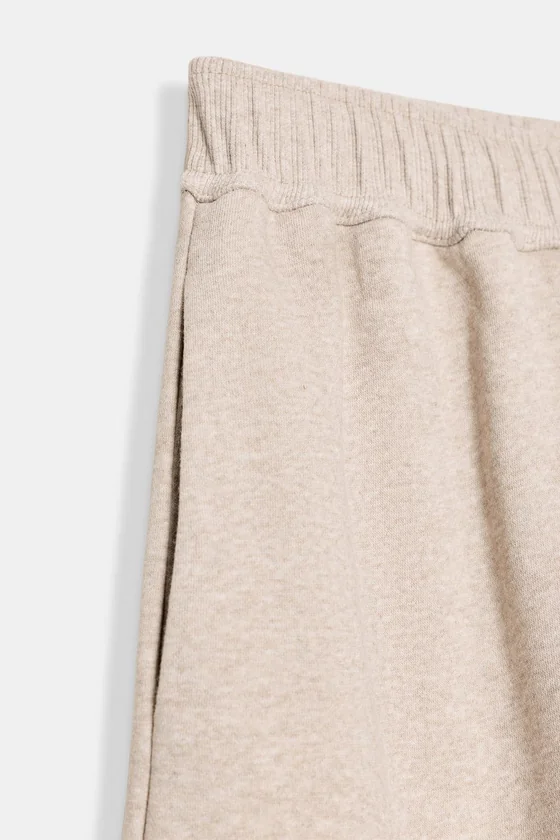 БРЮКИ WIDE LEG ИЗ МЯГКОЙ ТКАНИ