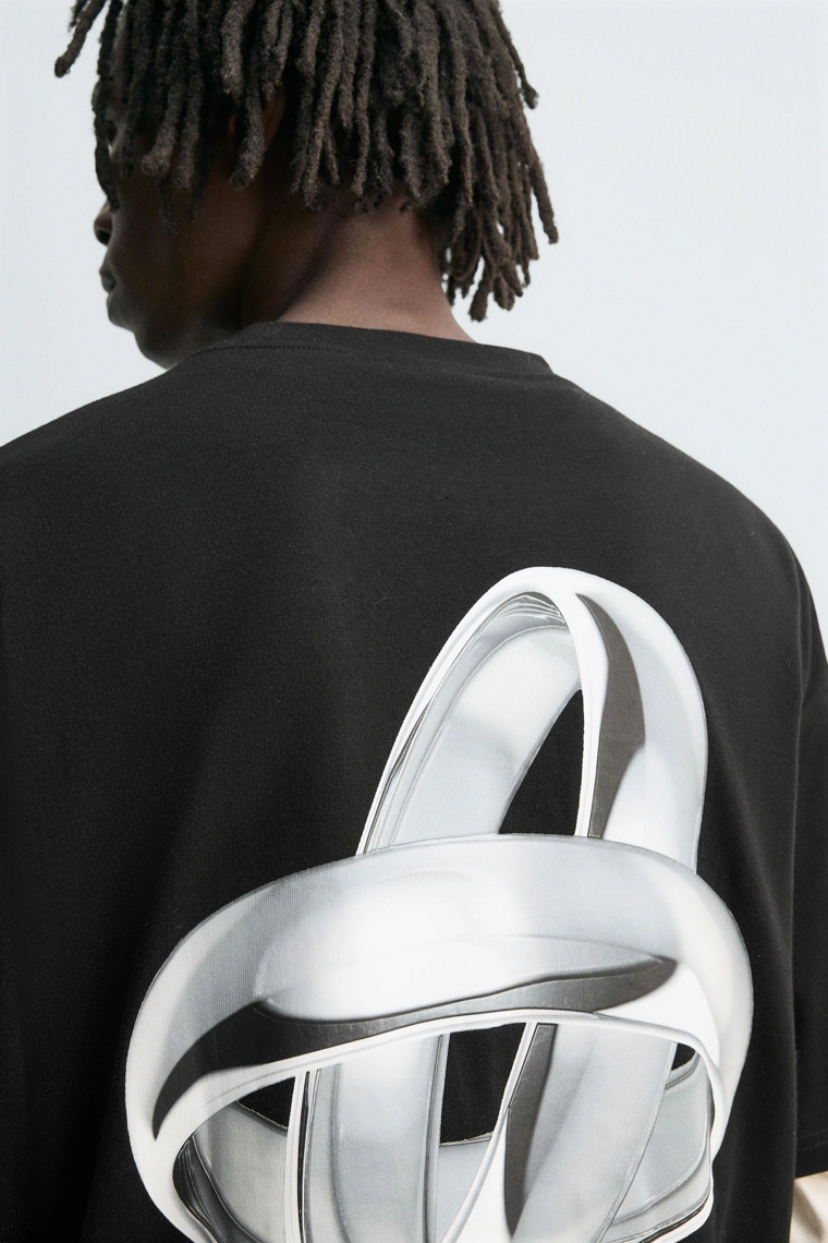 ФУТБОЛКА С ПРИНТОМ КОЛЕЦ