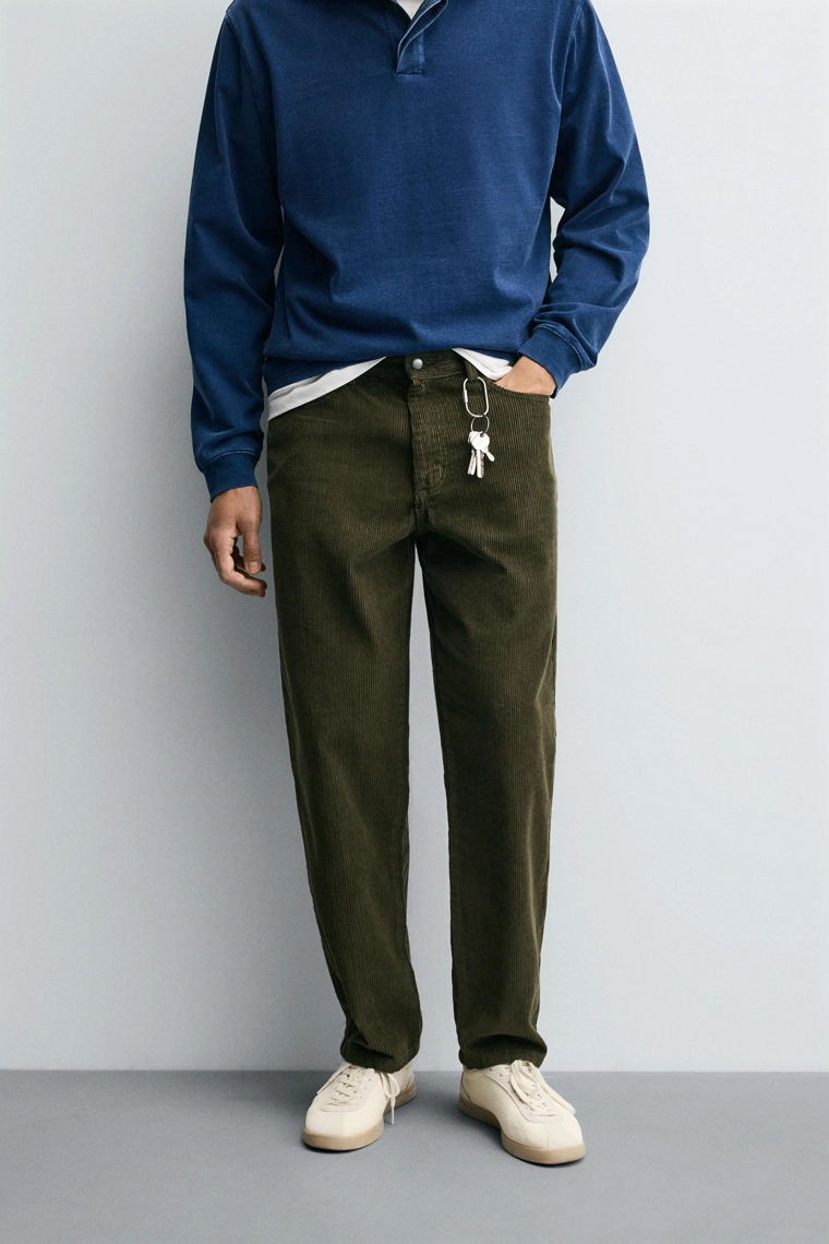 ВЕЛЬВЕТОВЫЕ БРЮКИ REGULAR FIT