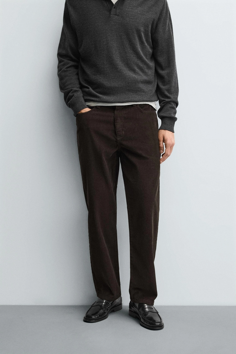 ВЕЛЬВЕТОВЫЕ БРЮКИ REGULAR FIT
