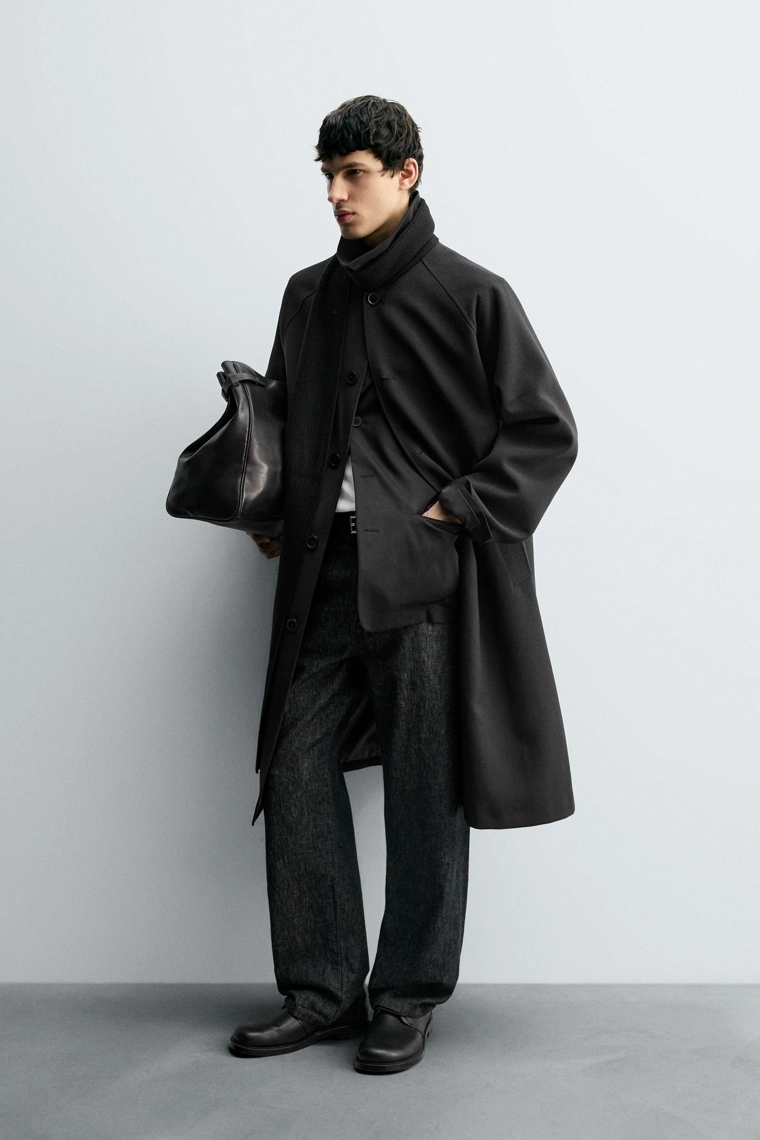 ШЕРСТЯНОЙ ТРЕНЧ ОВЕРСАЙЗ