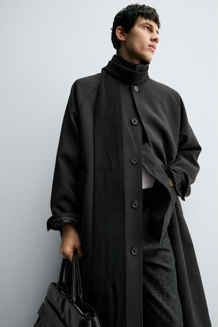 ШЕРСТЯНОЙ ТРЕНЧ ОВЕРСАЙЗ