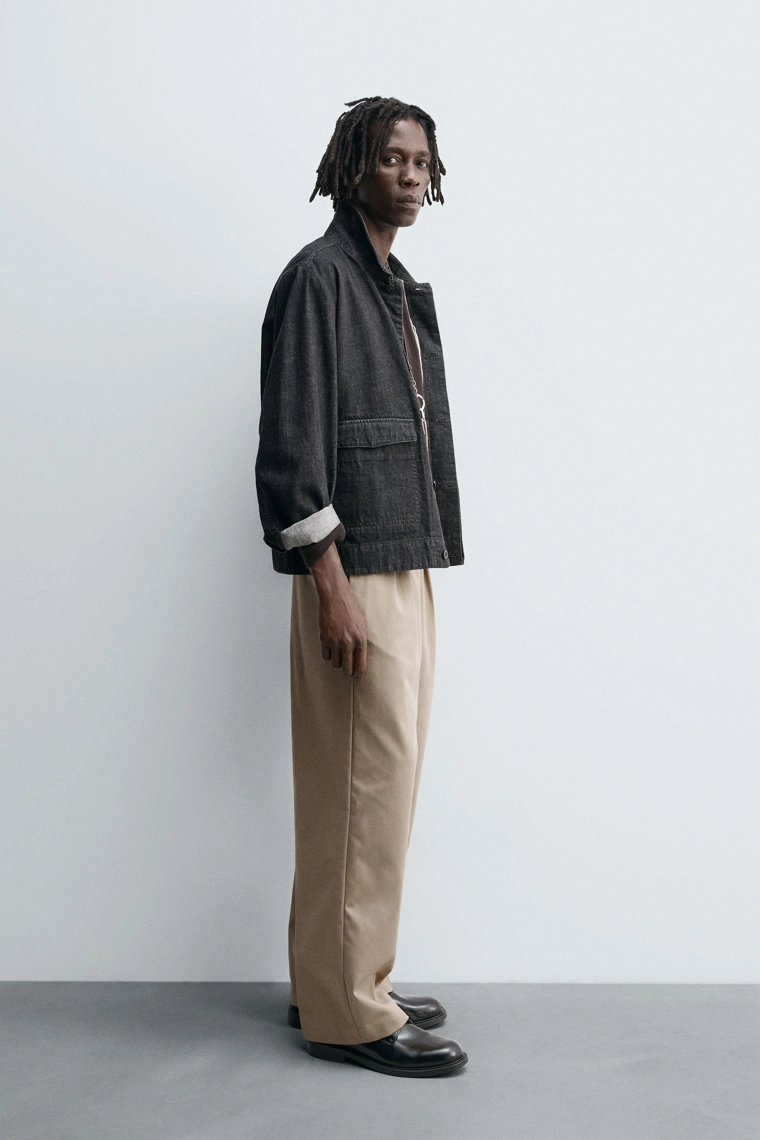 БРЮКИ RELAXED FIT СО СКЛАДКАМИ