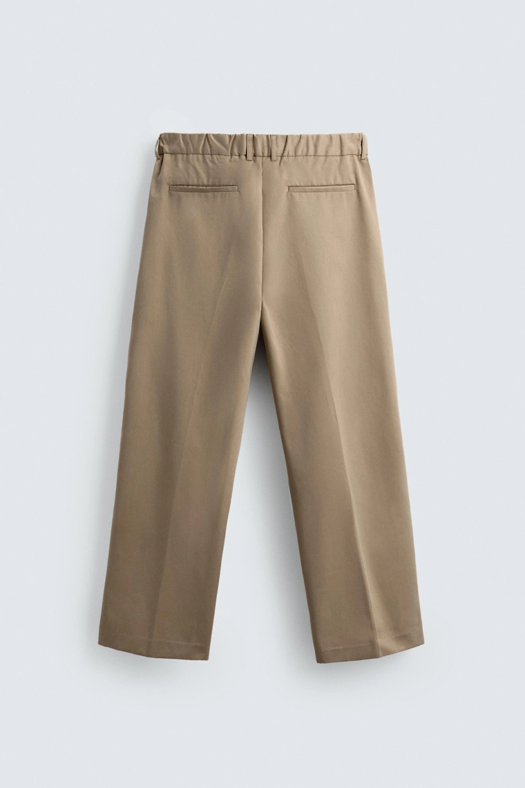 БРЮКИ RELAXED FIT СО СКЛАДКАМИ
