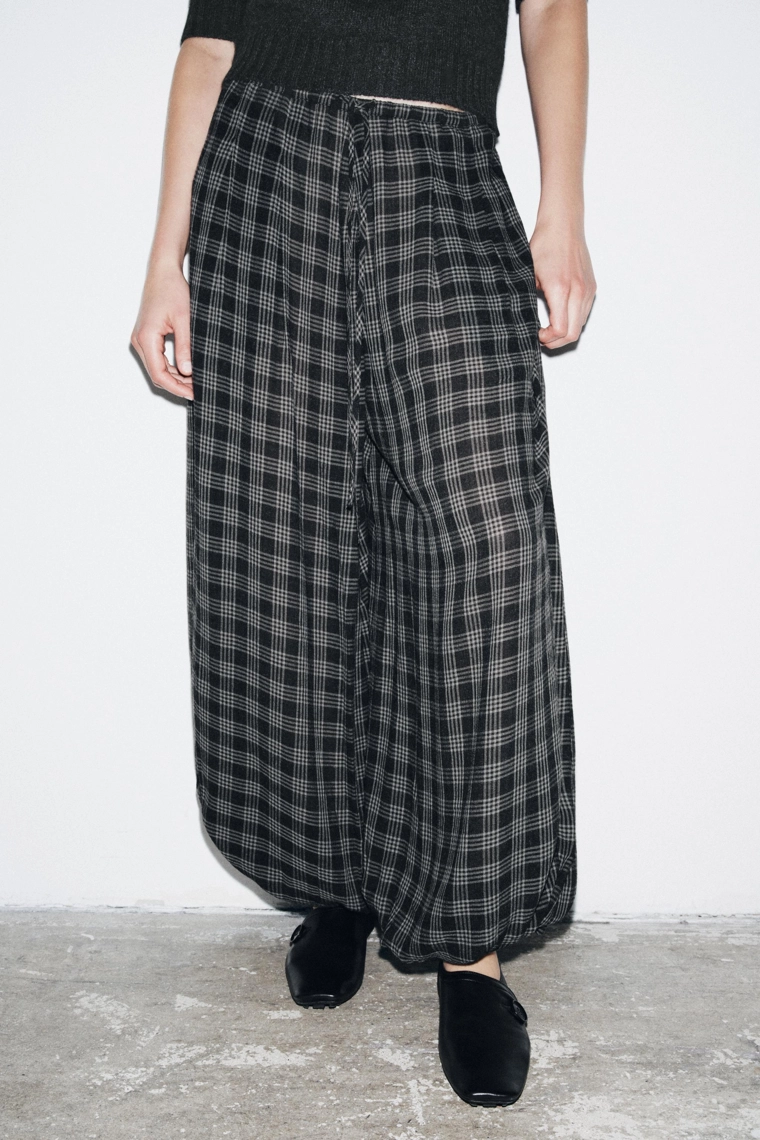 БРЮКИ-БОМБАШКИ В КЛЕТКУ — ZW COLLECTION