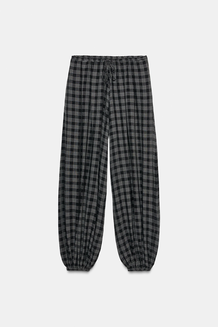 БРЮКИ-БОМБАШКИ В КЛЕТКУ — ZW COLLECTION